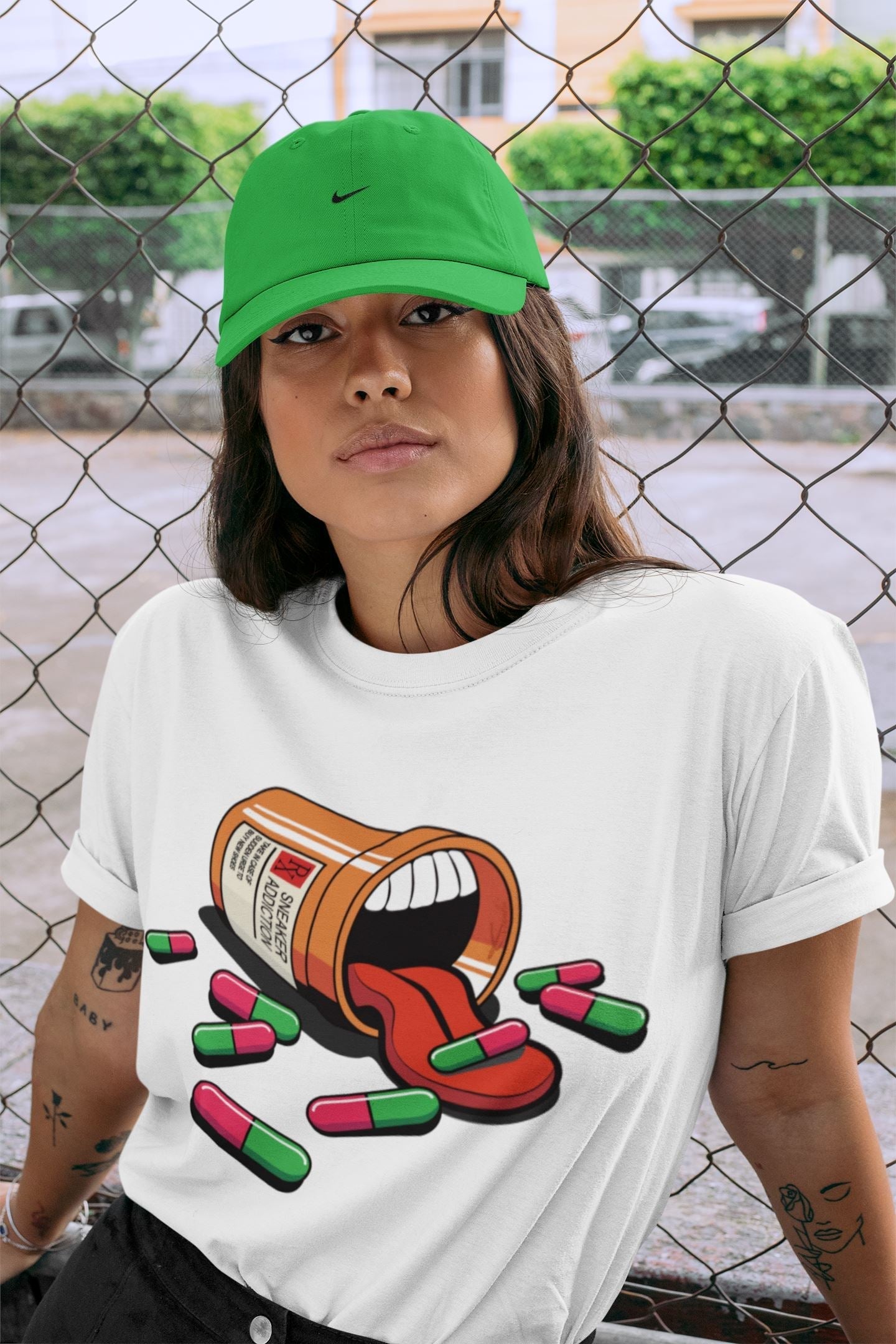 snkmatch Addiction Unisex Tops - Air Jordan 1 Lucky Green