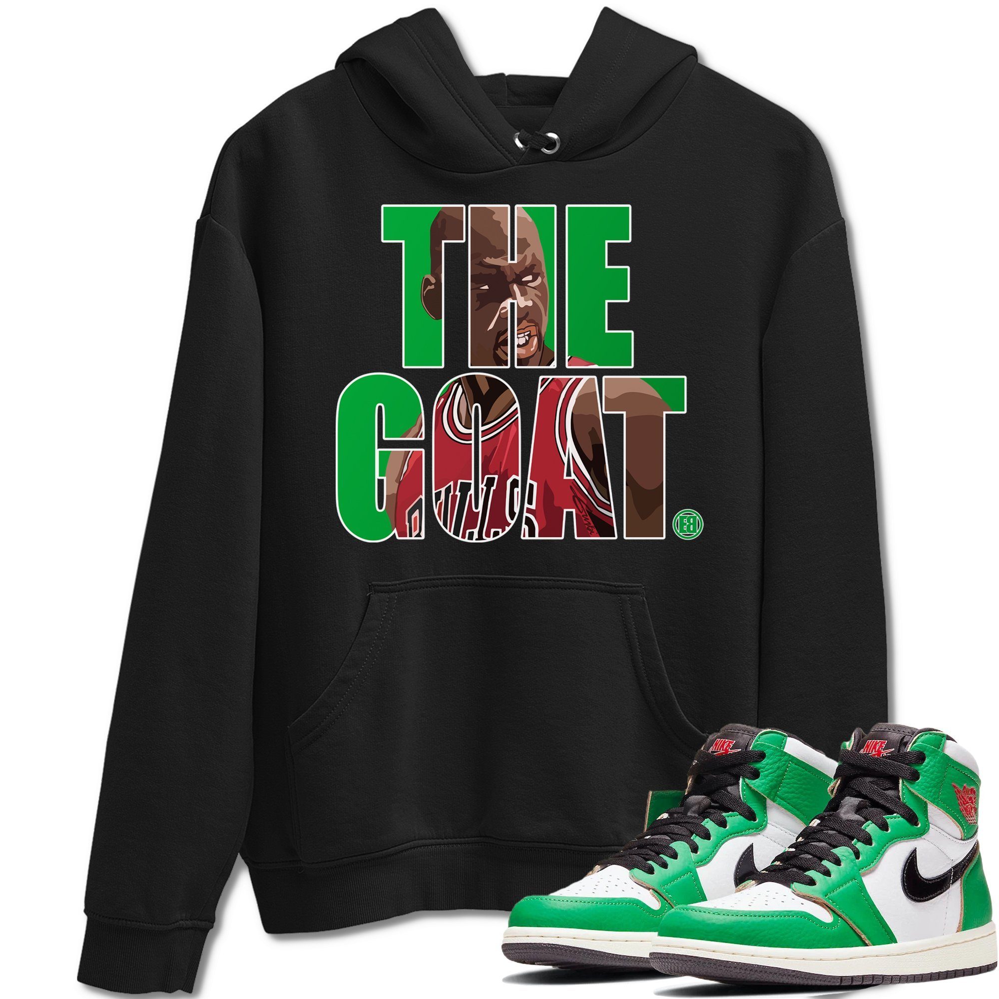 The Goat Unisex Tops - Air Jordan 1 Lucky Green