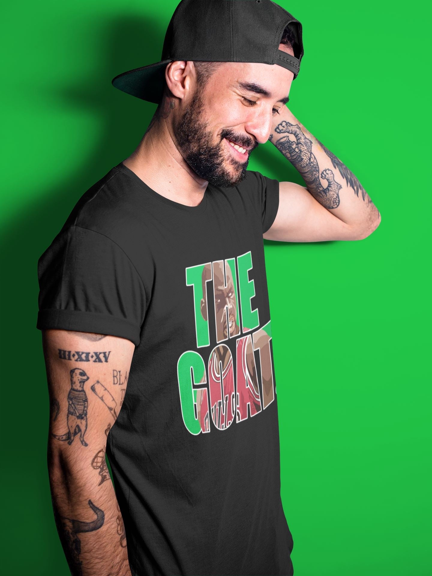 The Goat Unisex Tops - Air Jordan 1 Lucky Green