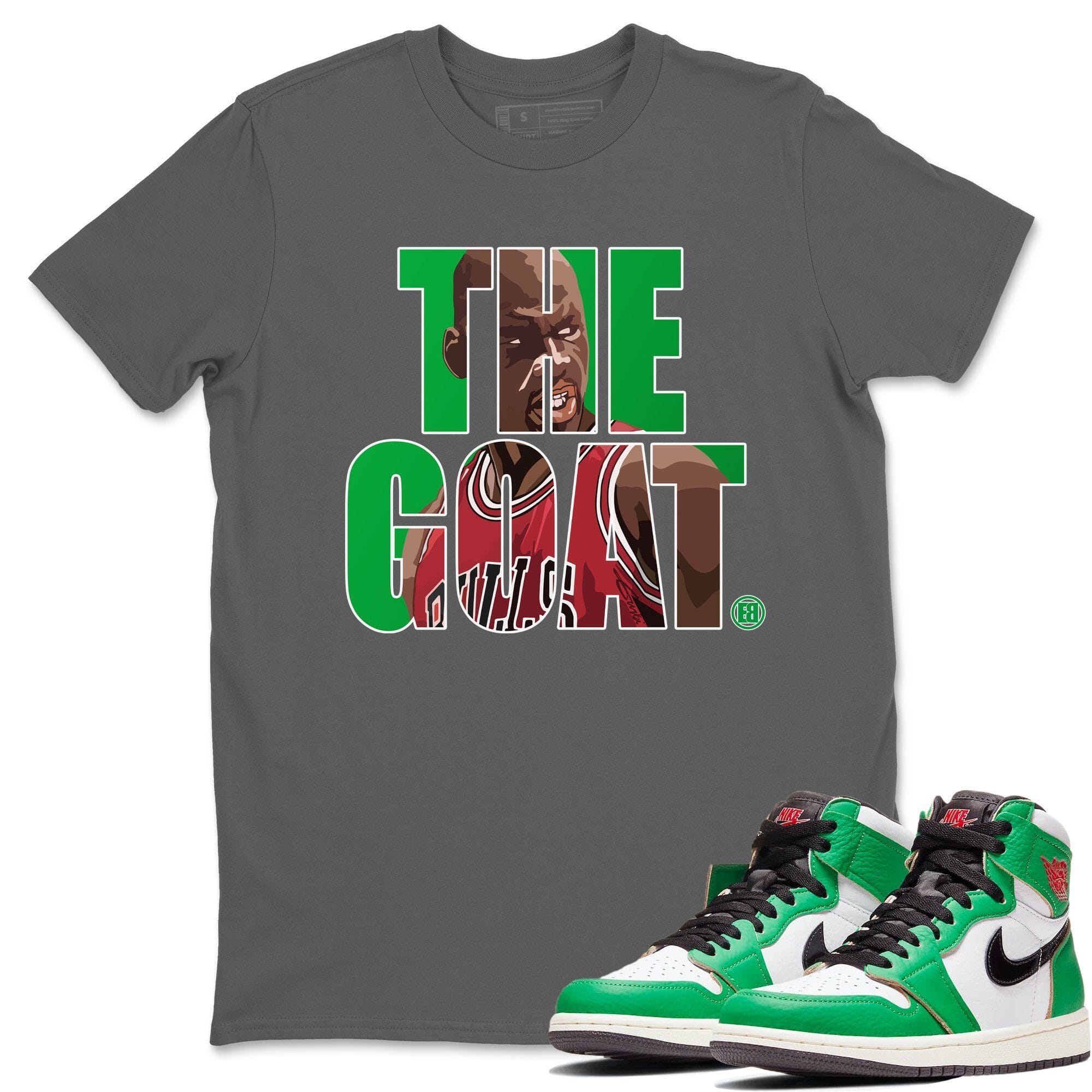 The Goat Unisex Tops - Air Jordan 1 Lucky Green