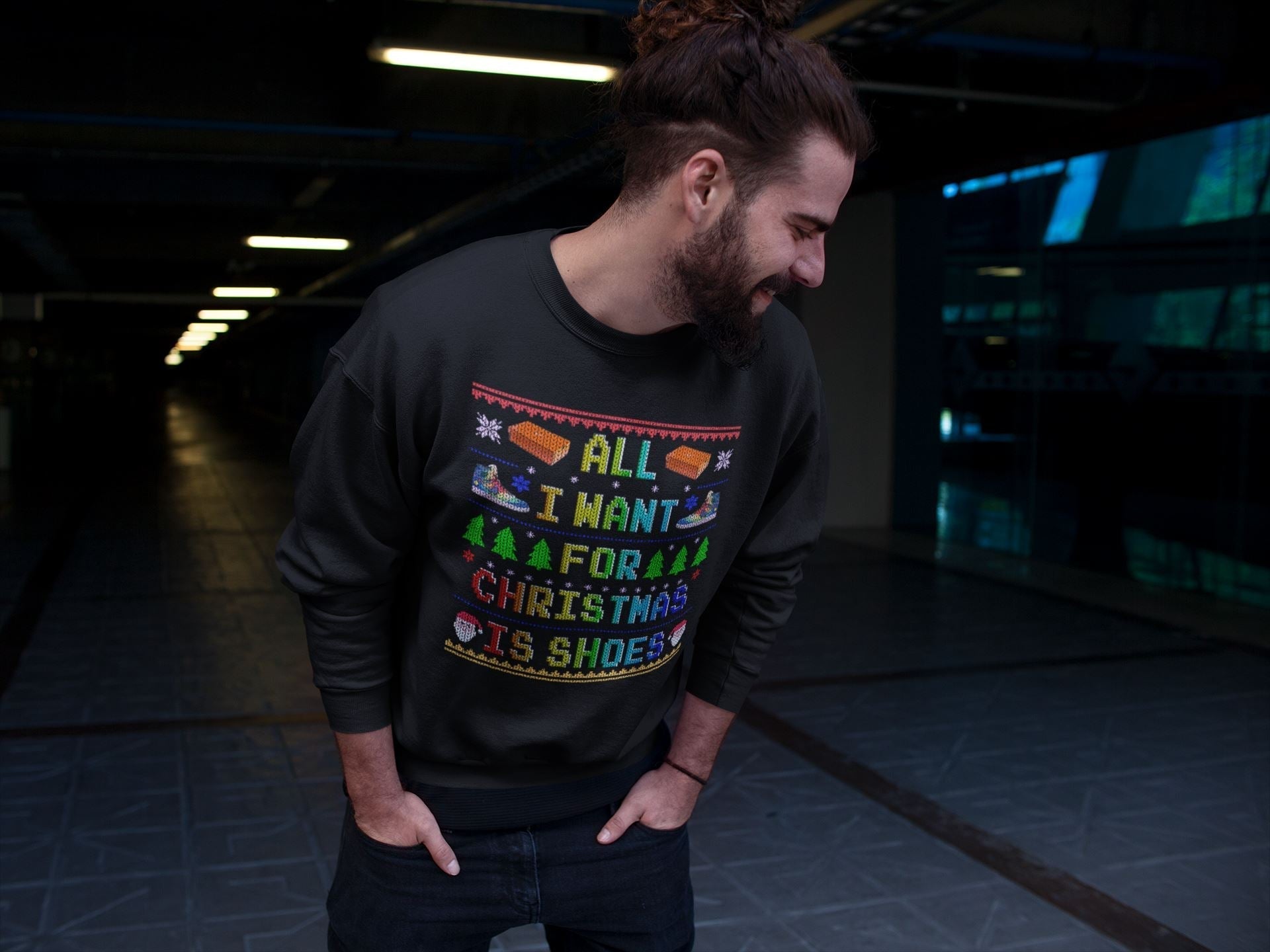 All I Want For Christmas Is Shoes Unisex Tops - Air Jordan 1 J Balvin