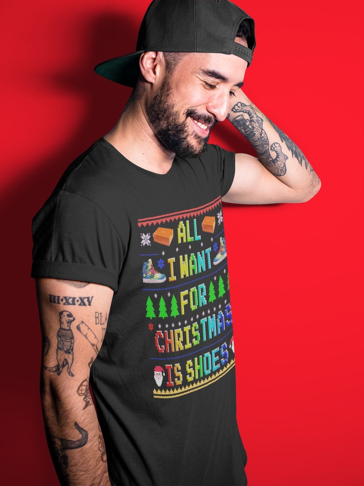 All I Want For Christmas Is Shoes Unisex Tops - Air Jordan 1 J Balvin