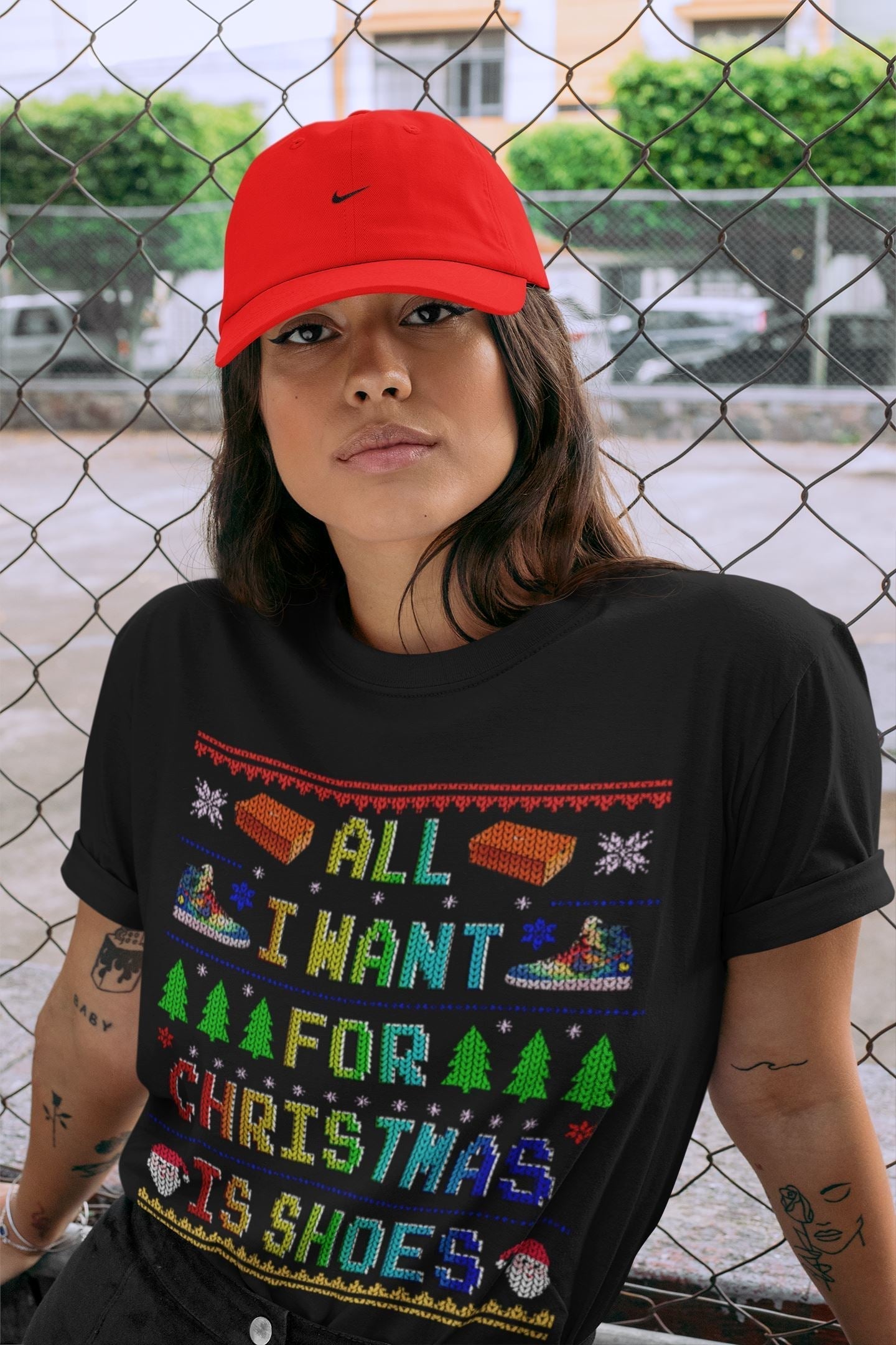 All I Want For Christmas Is Shoes Unisex Tops - Air Jordan 1 J Balvin