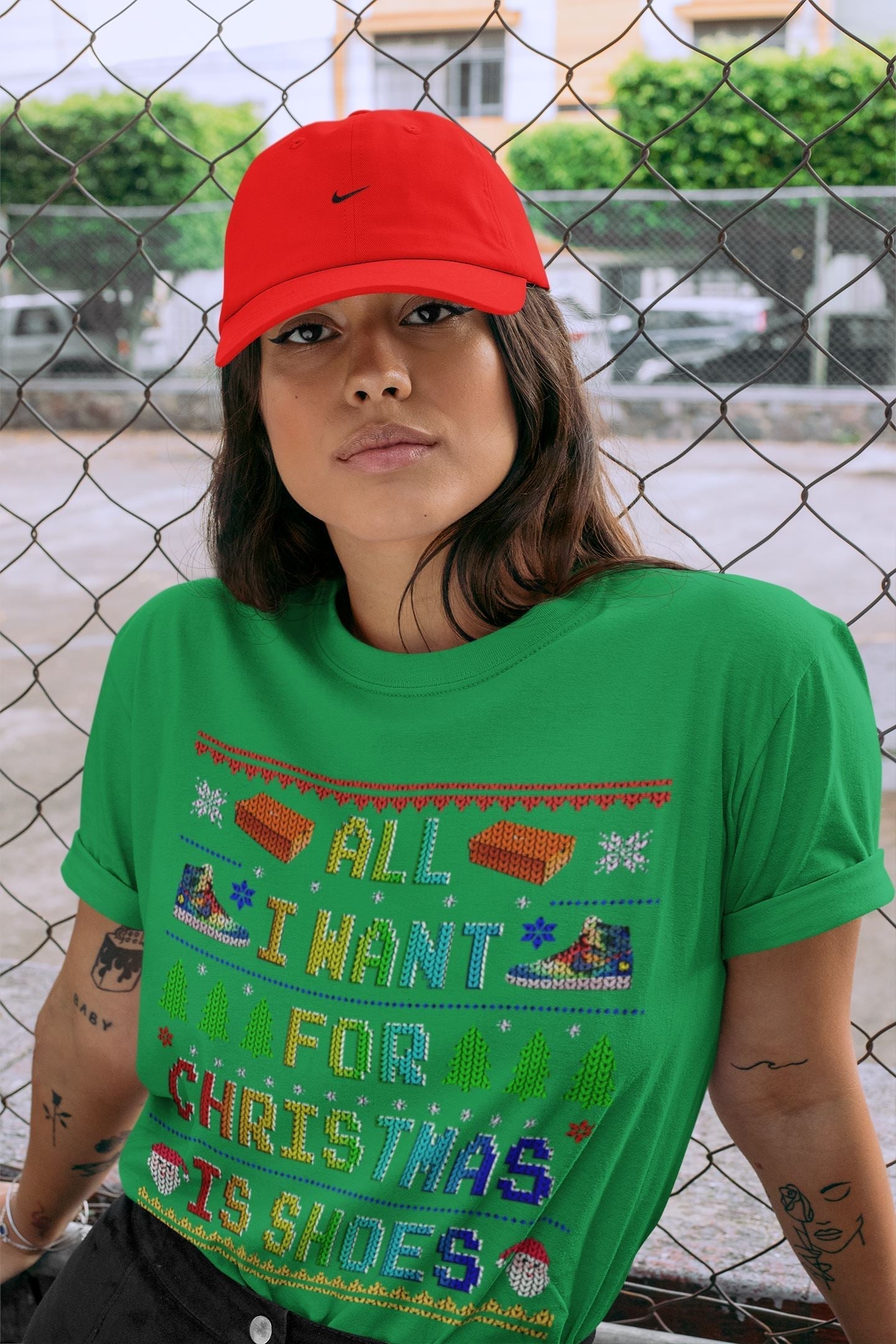 All I Want For Christmas Is Shoes Unisex Tops - Air Jordan 1 J Balvin