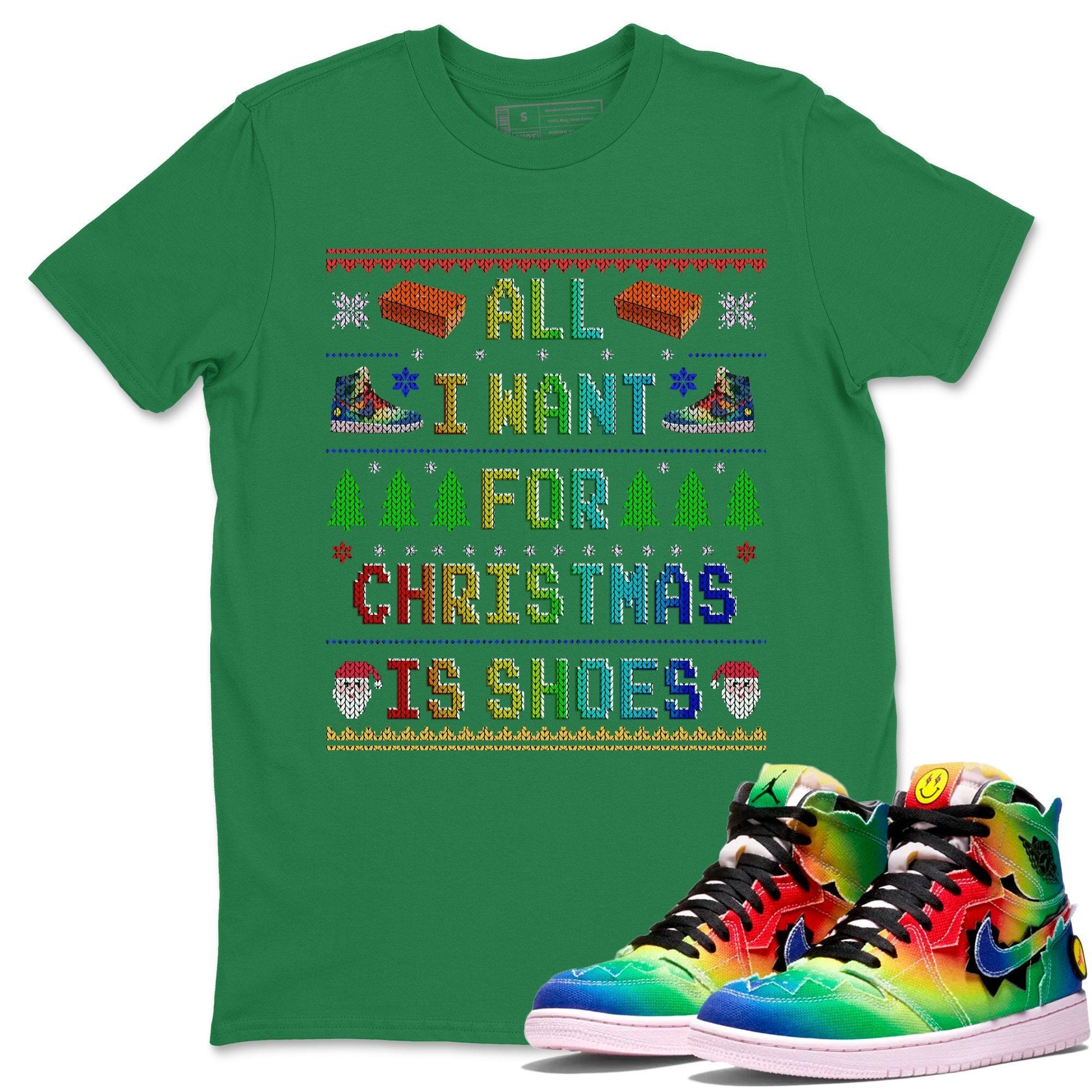 All I Want For Christmas Is Shoes Unisex Tops - Air Jordan 1 J Balvin