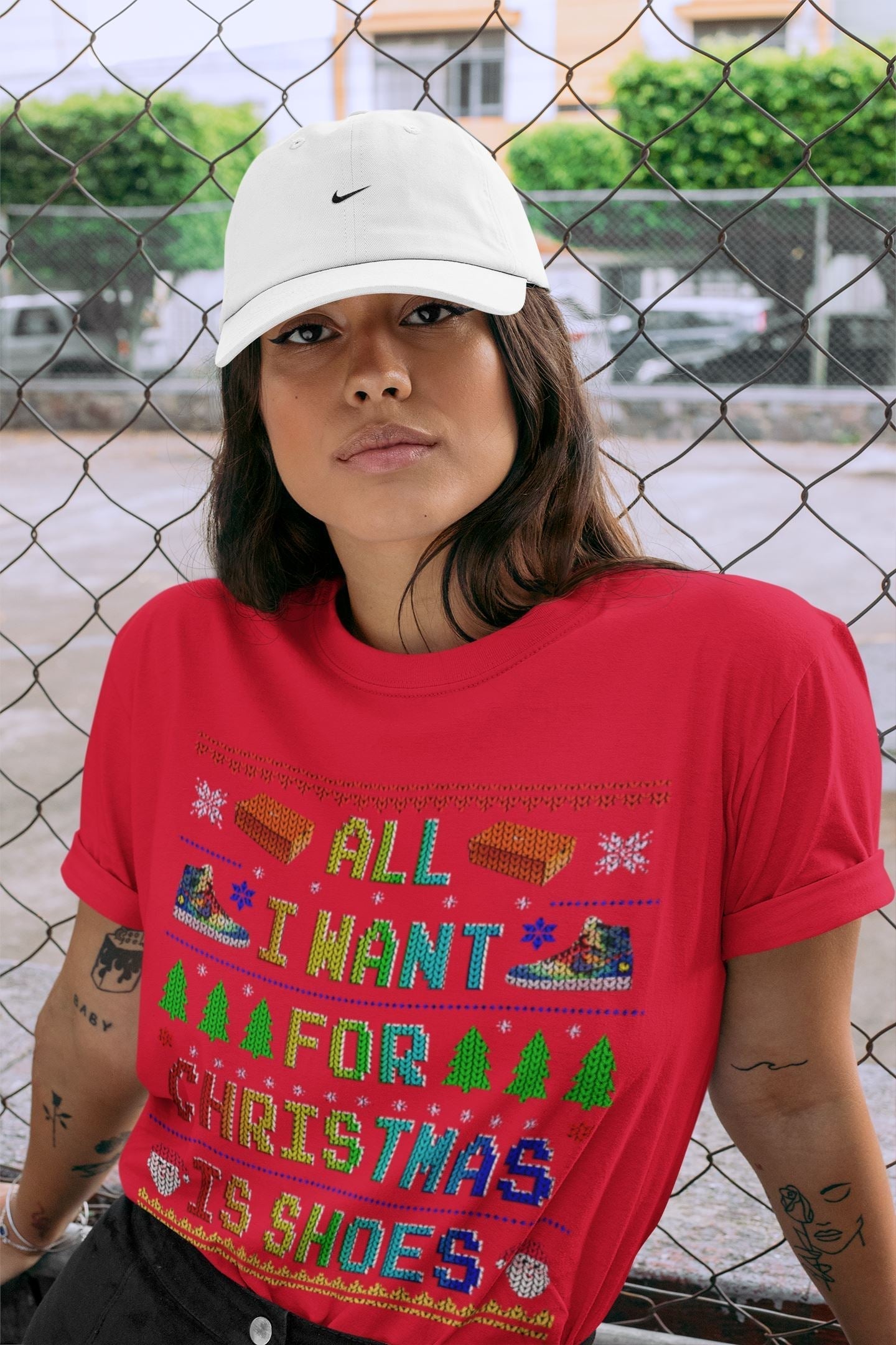 All I Want For Christmas Is Shoes Unisex Tops - Air Jordan 1 J Balvin