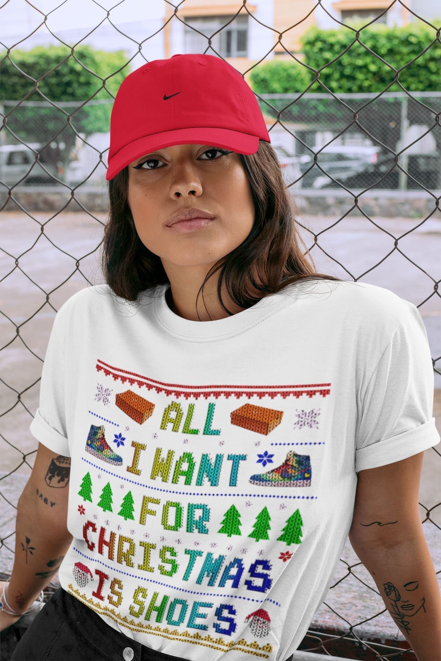 All I Want For Christmas Is Shoes Unisex Tops - Air Jordan 1 J Balvin
