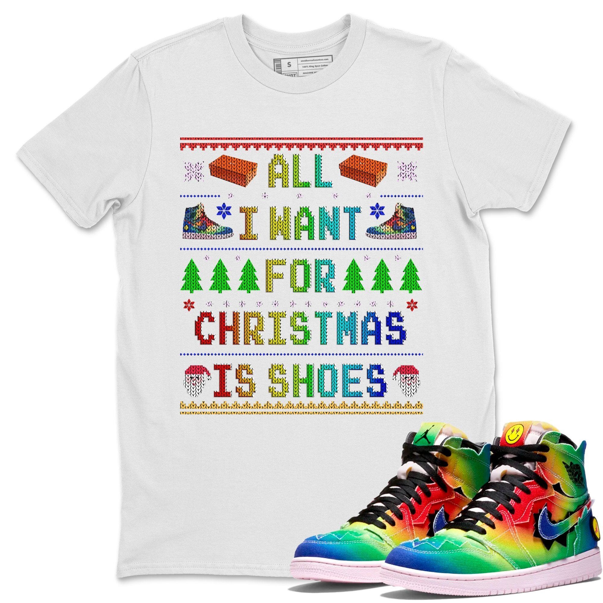 All I Want For Christmas Is Shoes Unisex Tops - Air Jordan 1 J Balvin
