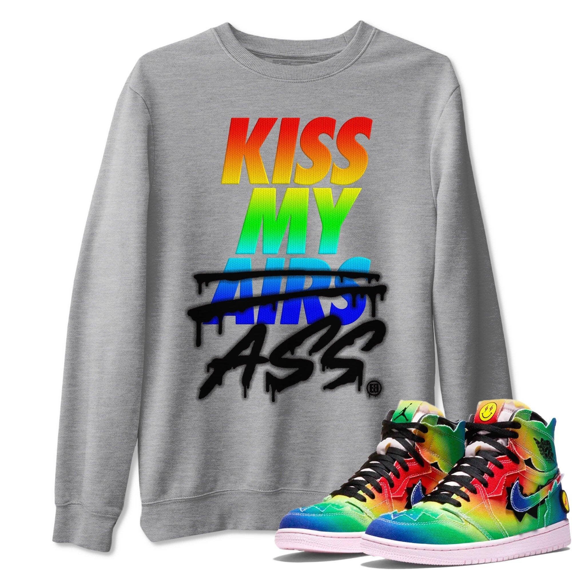 Kiss My Ass Unisex Tops - Air Jordan 1 J Balvin
