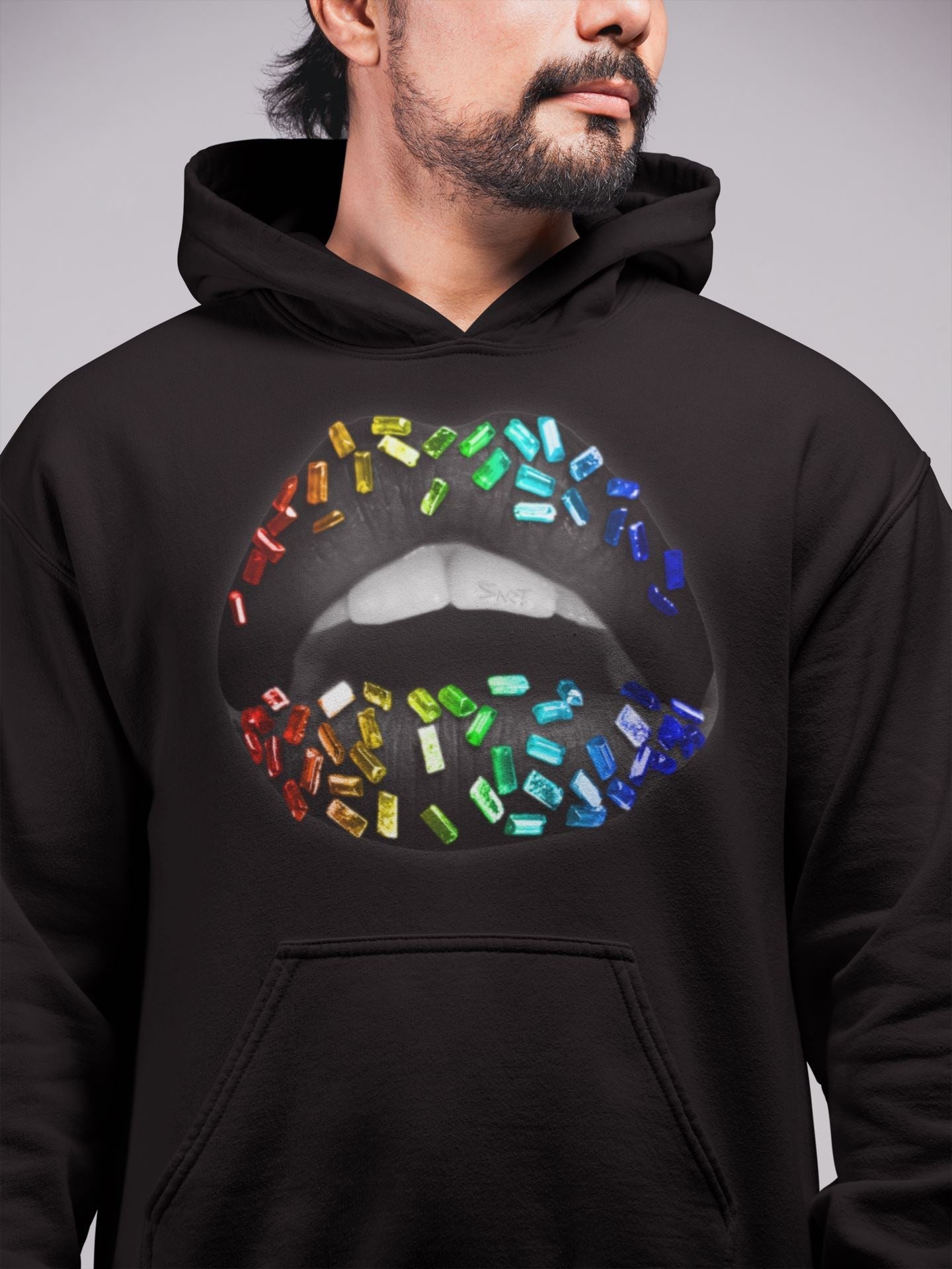 Lips Jewel Unisex Tops - Air Jordan 1 J Balvin