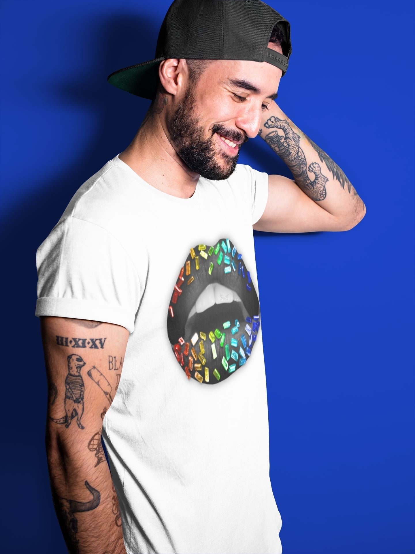 Lips Jewel Unisex Tops - Air Jordan 1 J Balvin