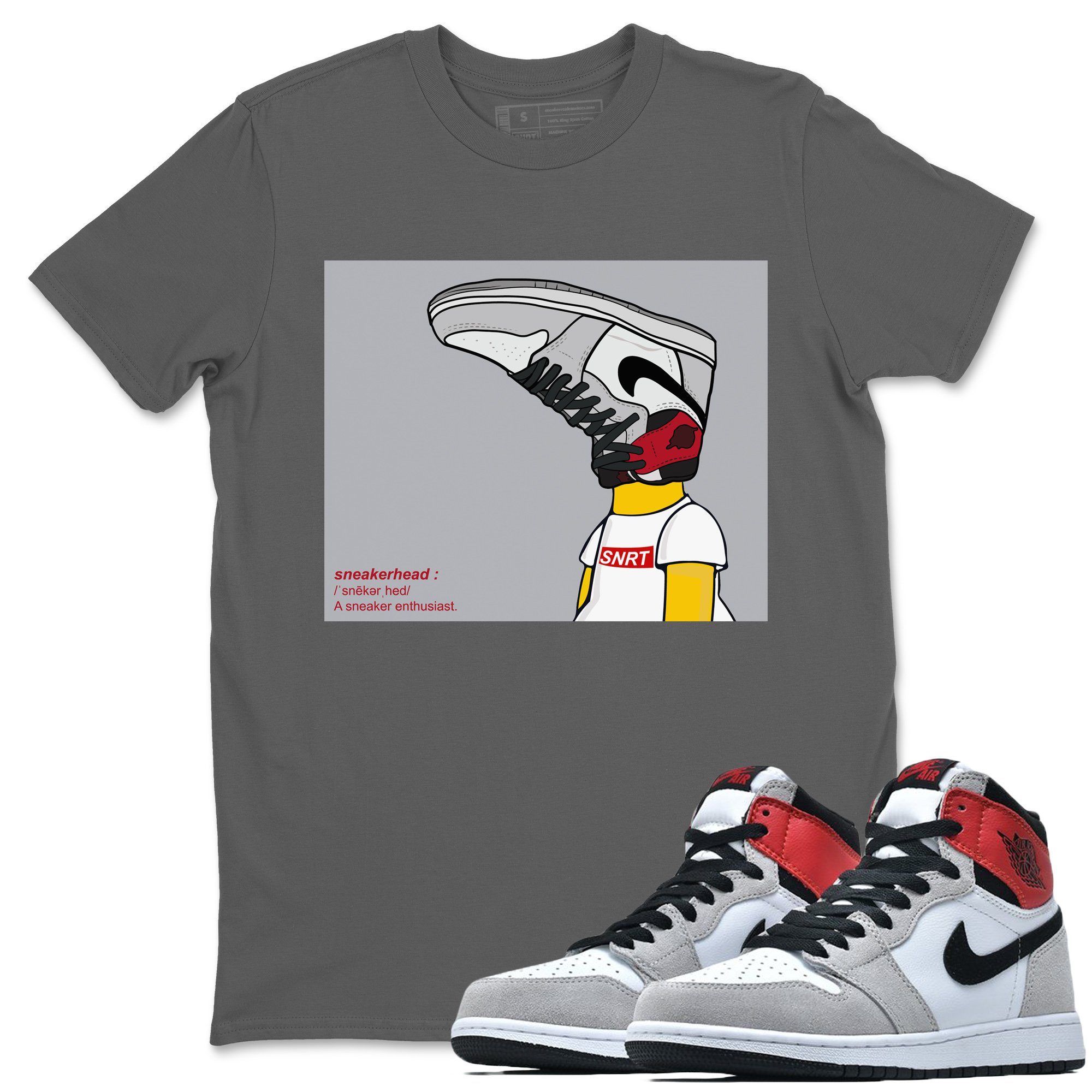 snkmatch Unisex Tops - Air Jordan 1 Smoke Grey