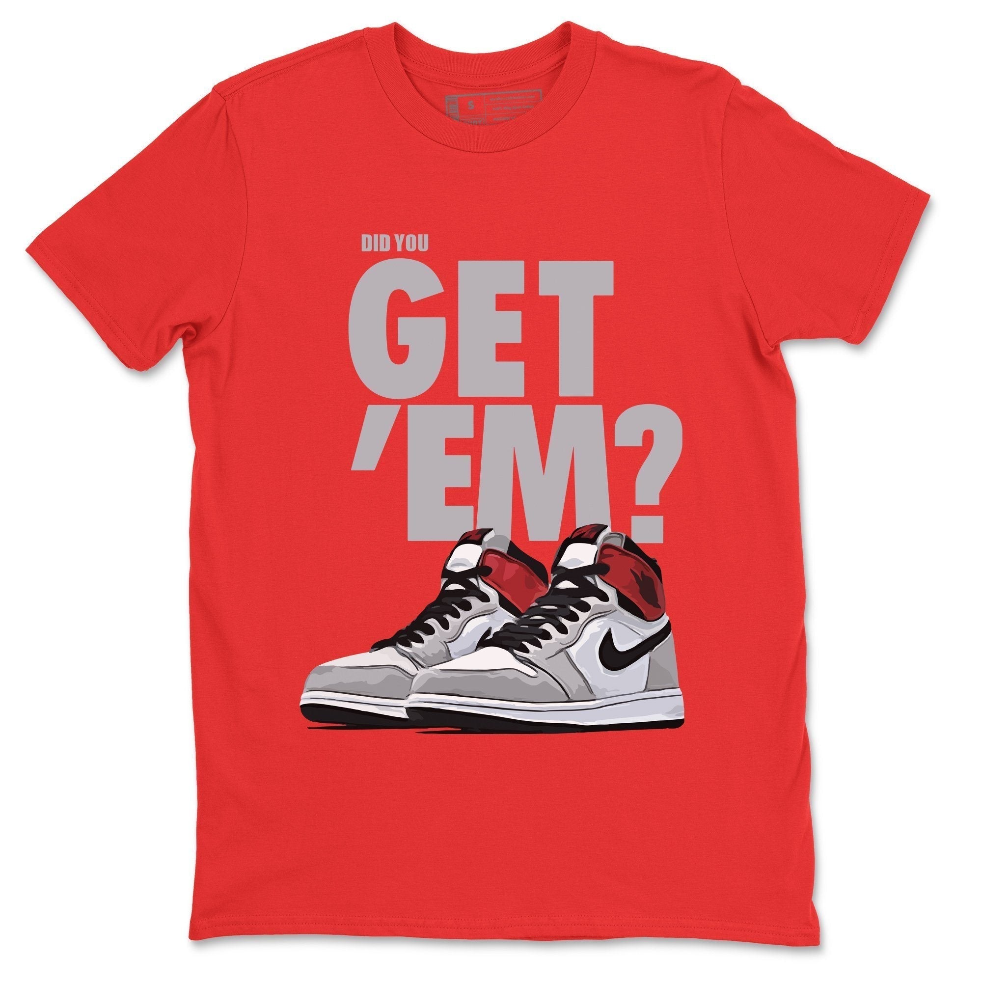 Did You Get 'Em Unisex Tops - Air Jordan 1 Smoke Grey