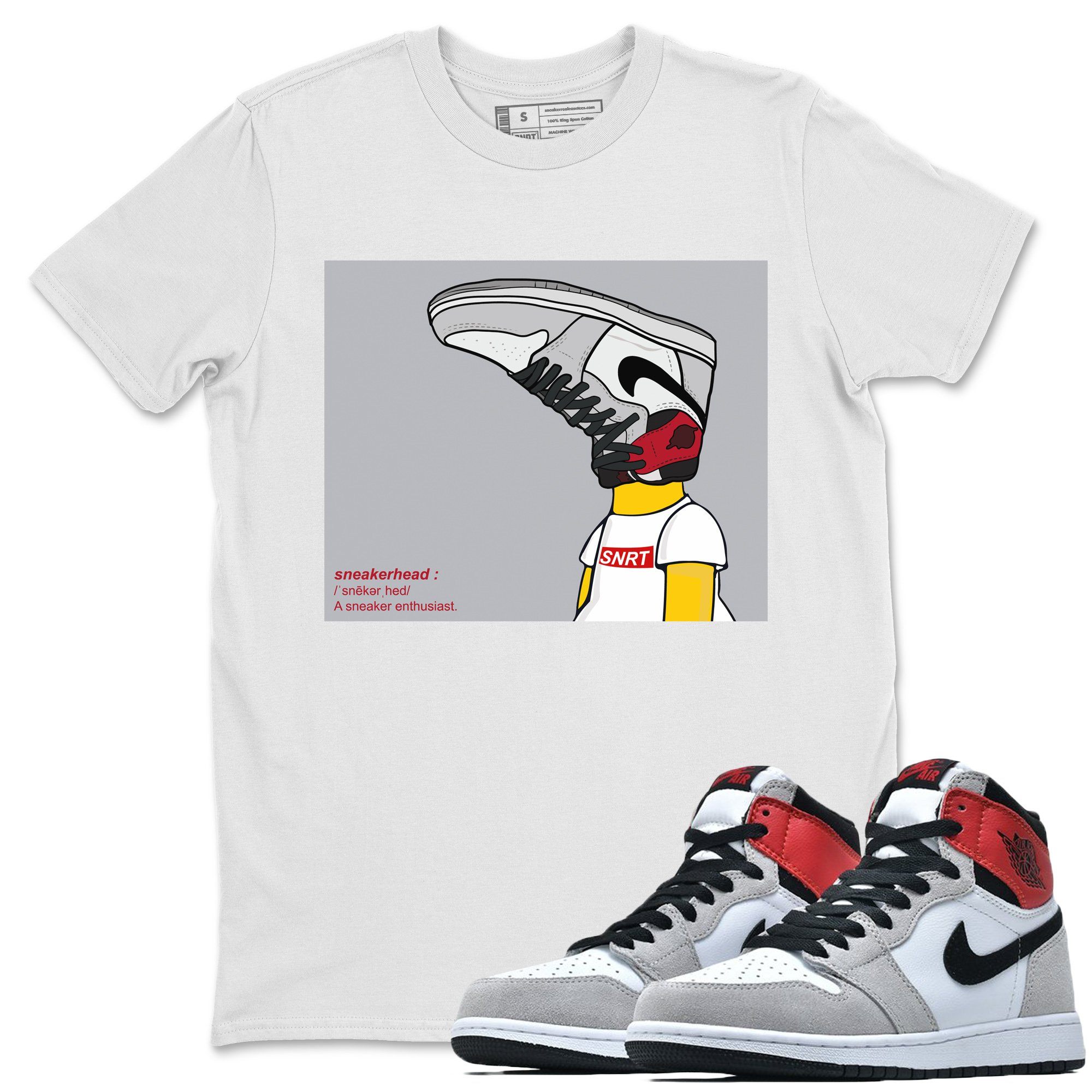 snkmatch Unisex Tops - Air Jordan 1 Smoke Grey
