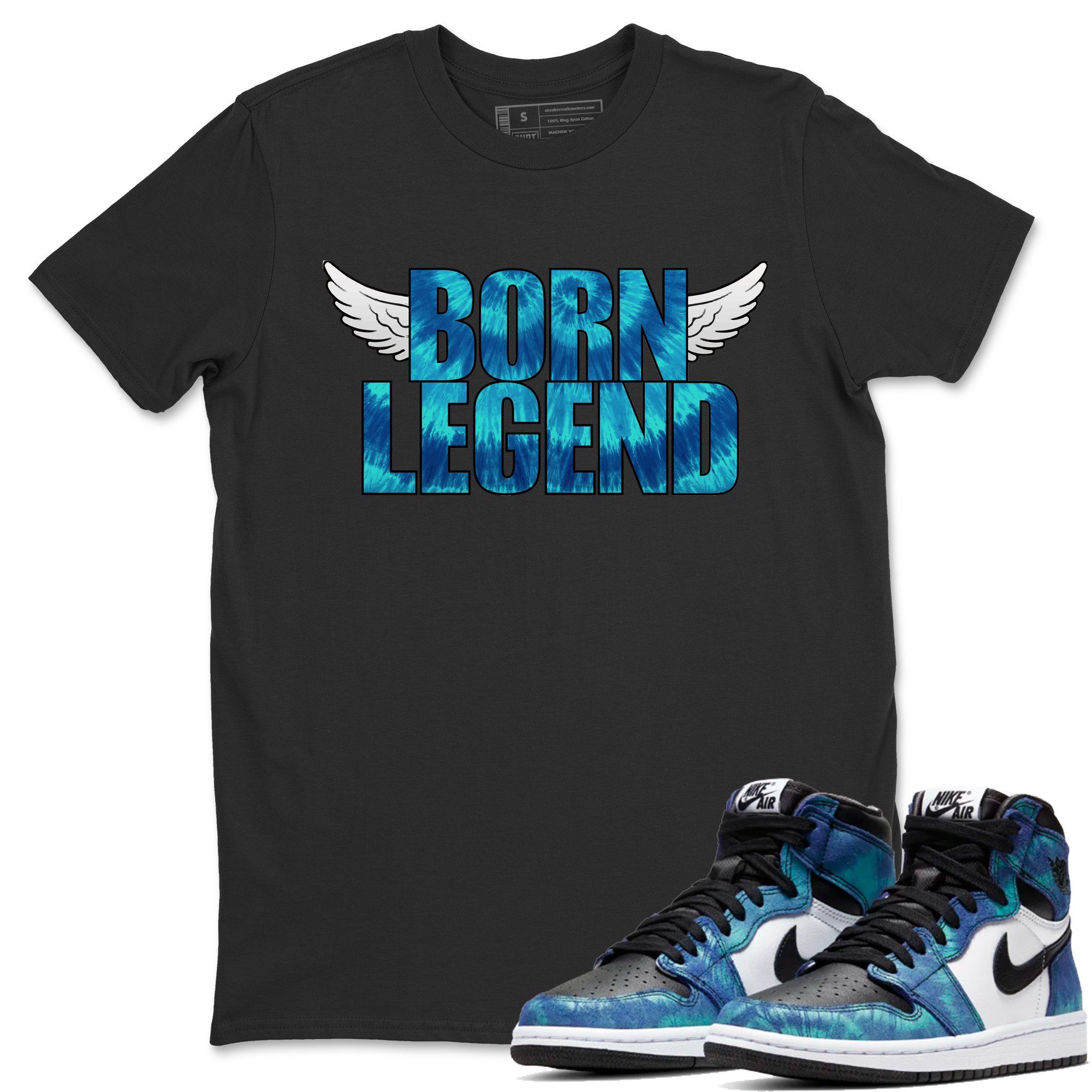 Born Legend Tie Dye Unisex Tops - Air Jordan 1 Tie-Dye