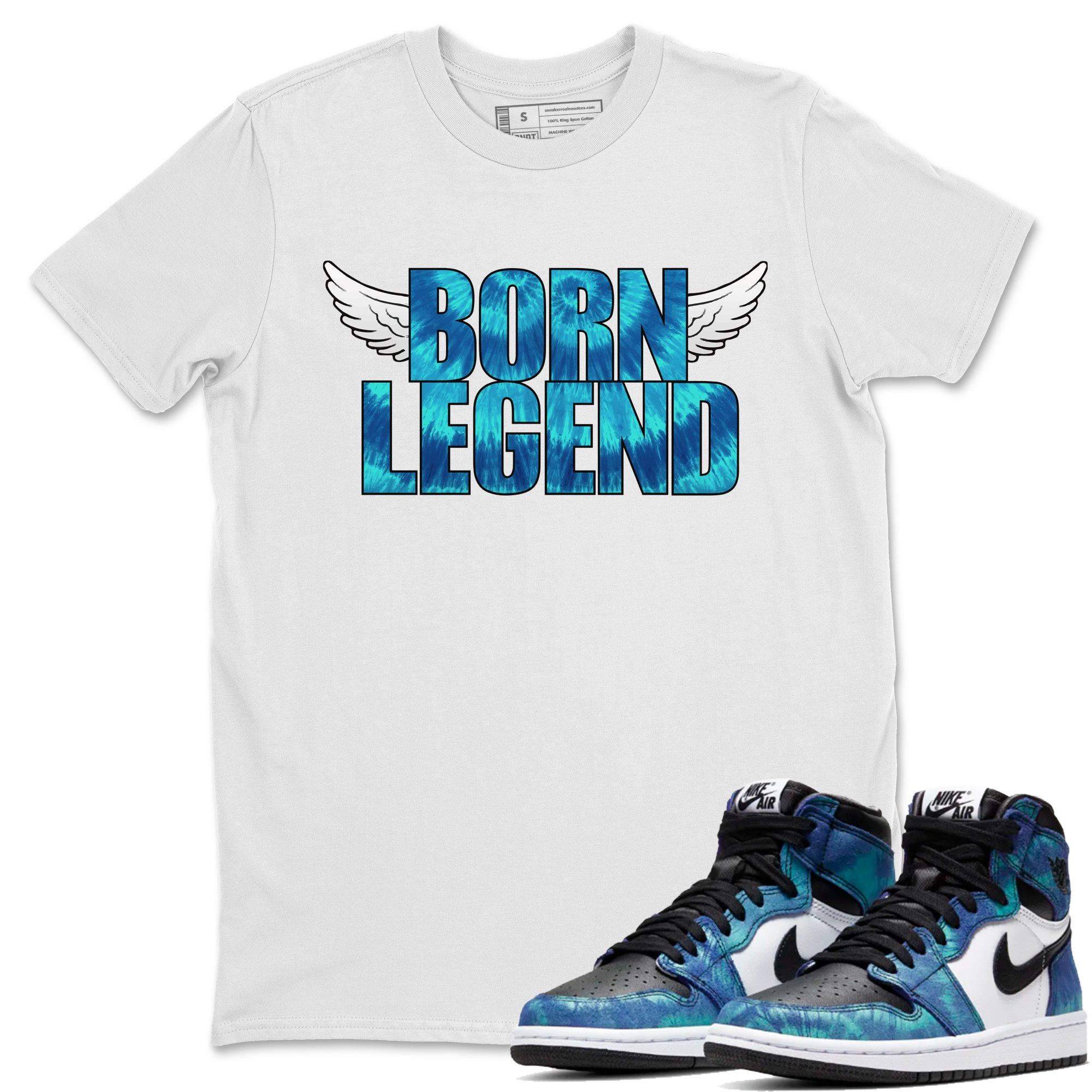 Born Legend Tie Dye Unisex Tops - Air Jordan 1 Tie-Dye