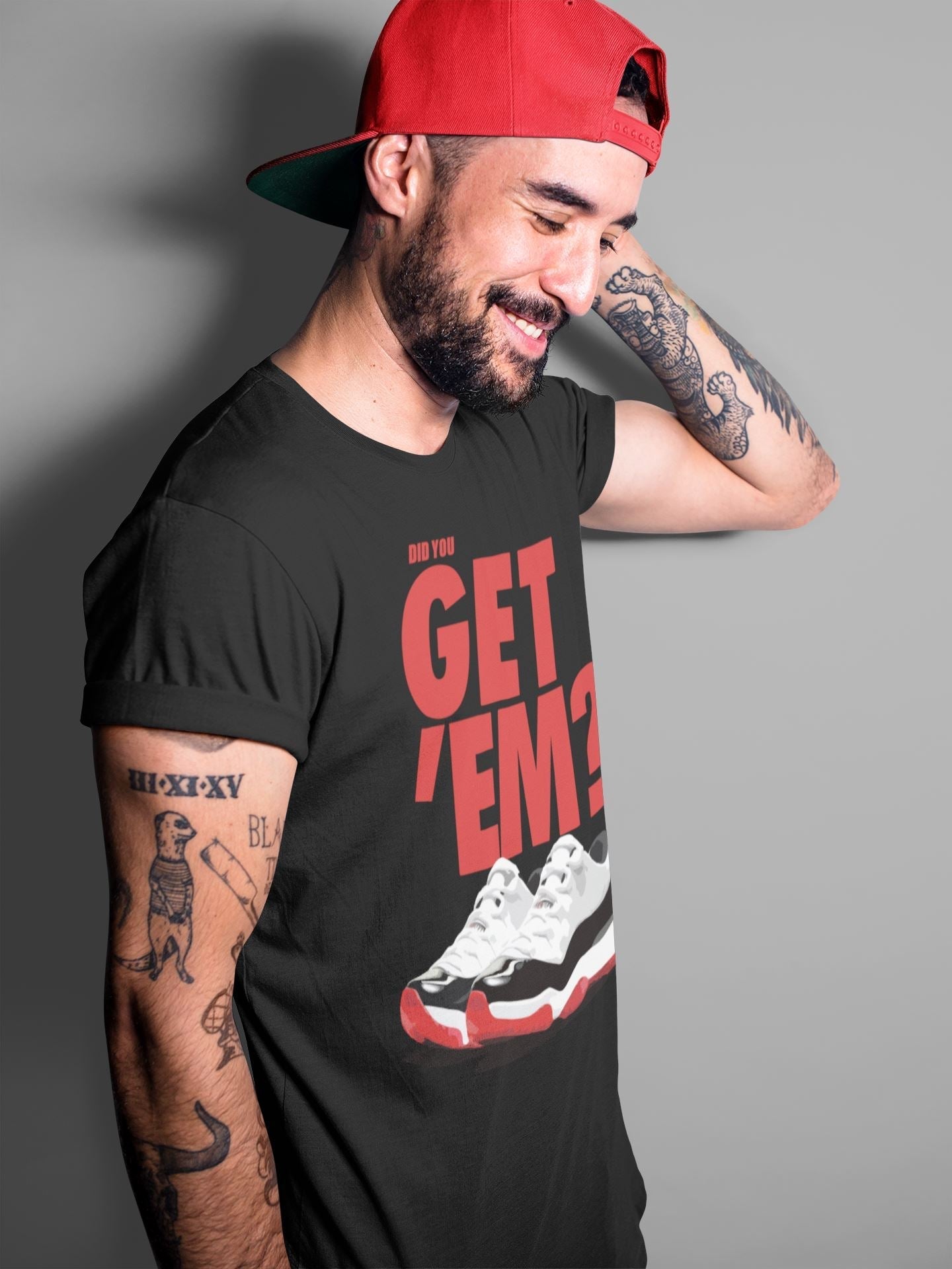 Did You Get 'Em Unisex Tops - Air Jordan 11 Concord Bred