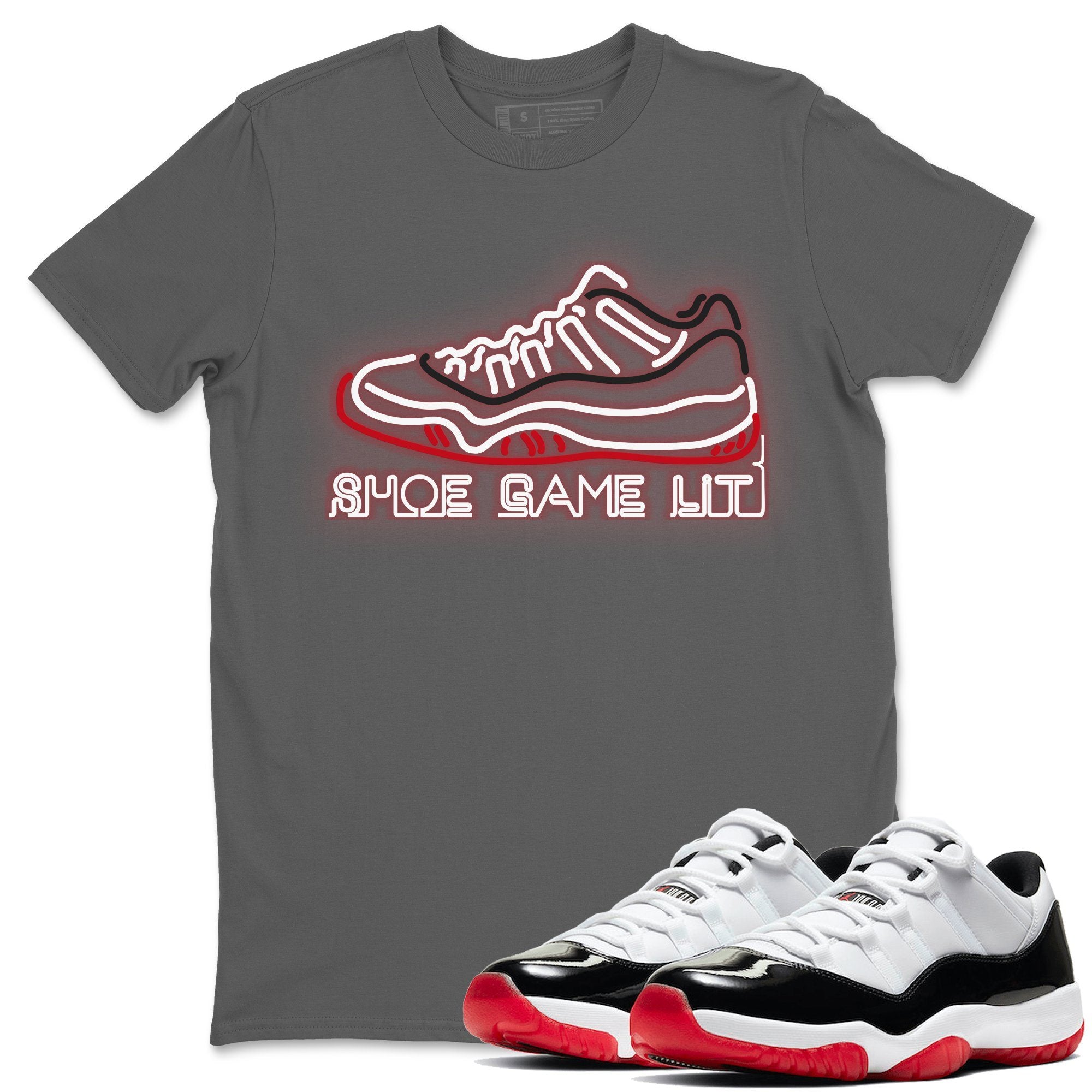 Shoe Game lit Unisex Tops - Air Jordan 11 Concord Bred