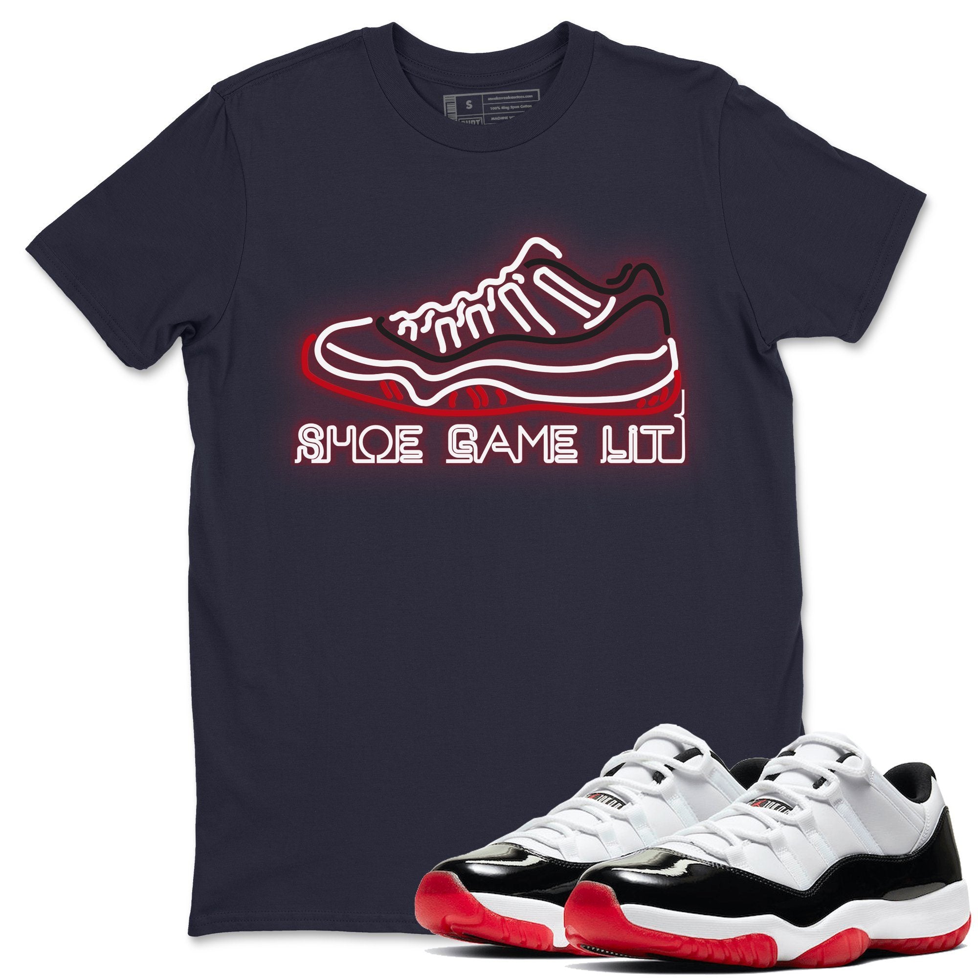 Shoe Game lit Unisex Tops - Air Jordan 11 Concord Bred