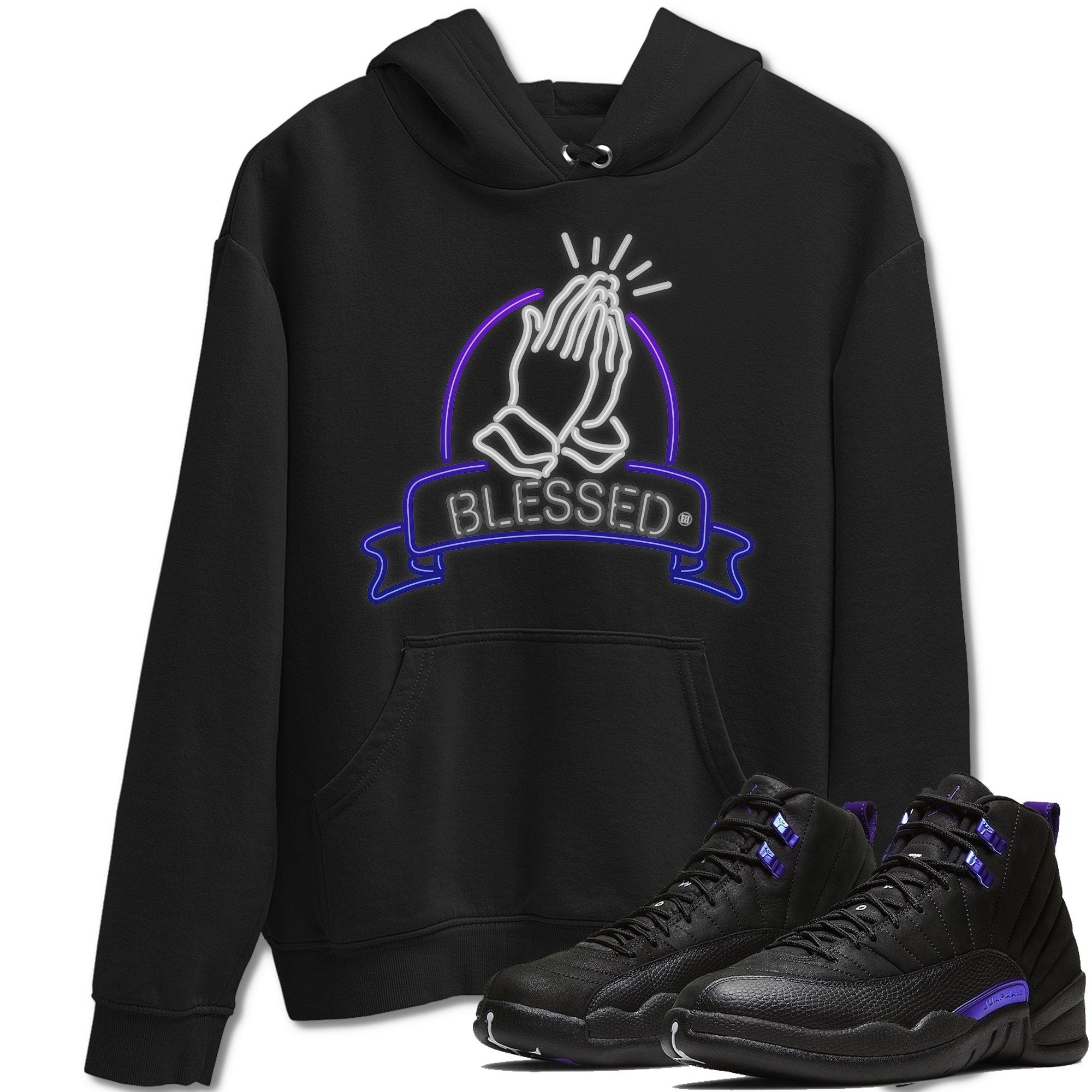 Blessed Unisex Tops - Air Jordan 12 Dark Concord