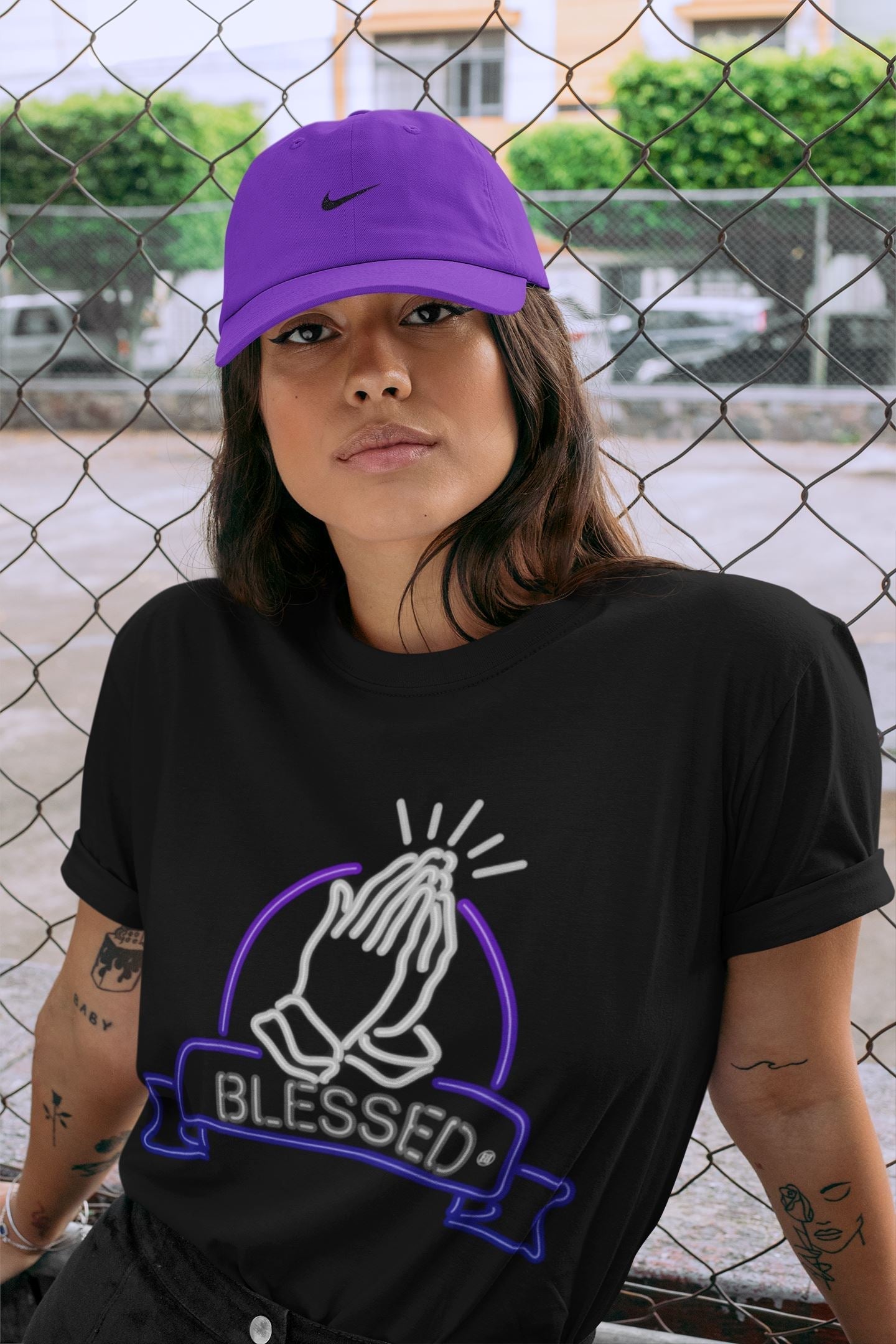 Blessed Unisex Tops - Air Jordan 12 Dark Concord