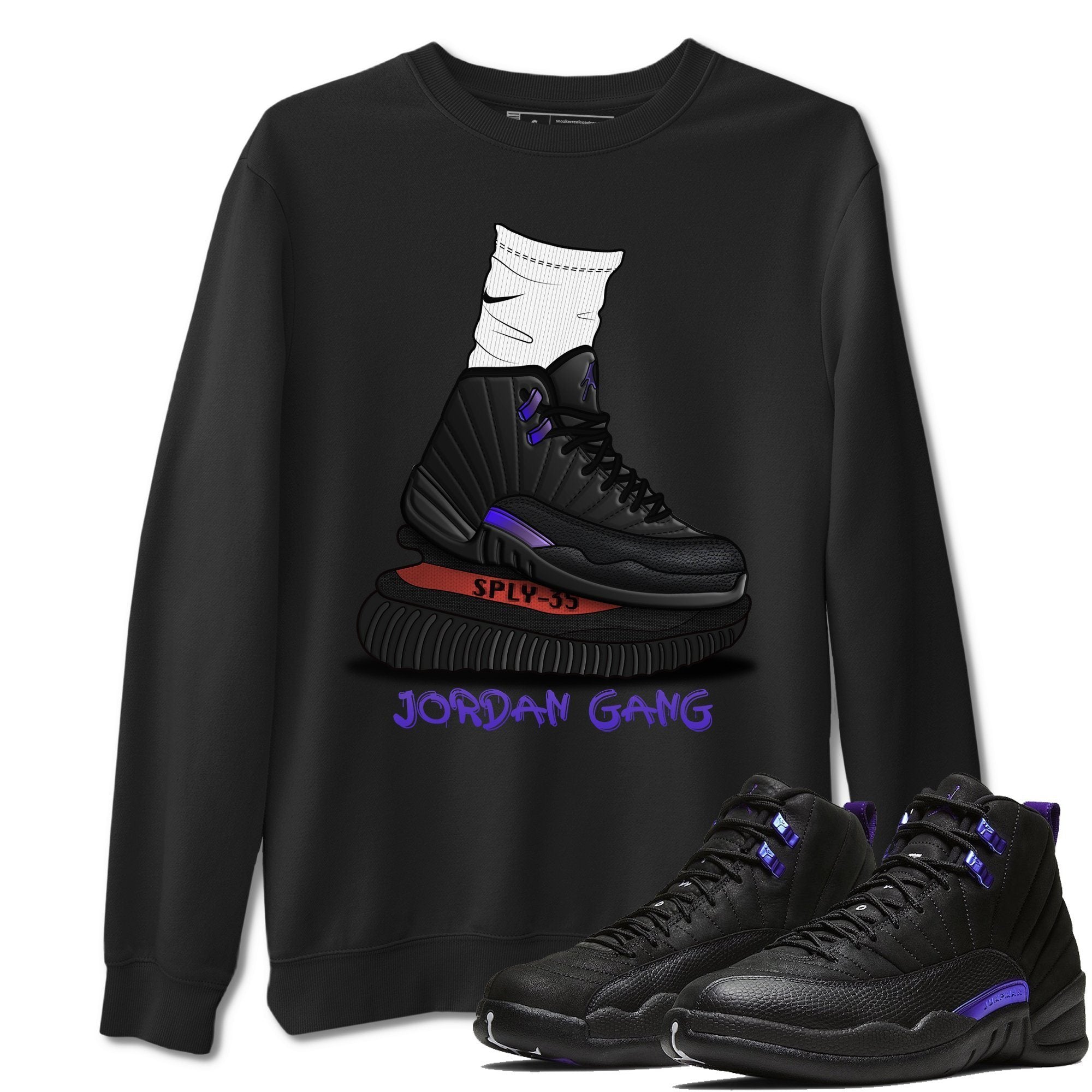 Air Jordan Gang Unisex Tops - Air Jordan 12 Dark Concord