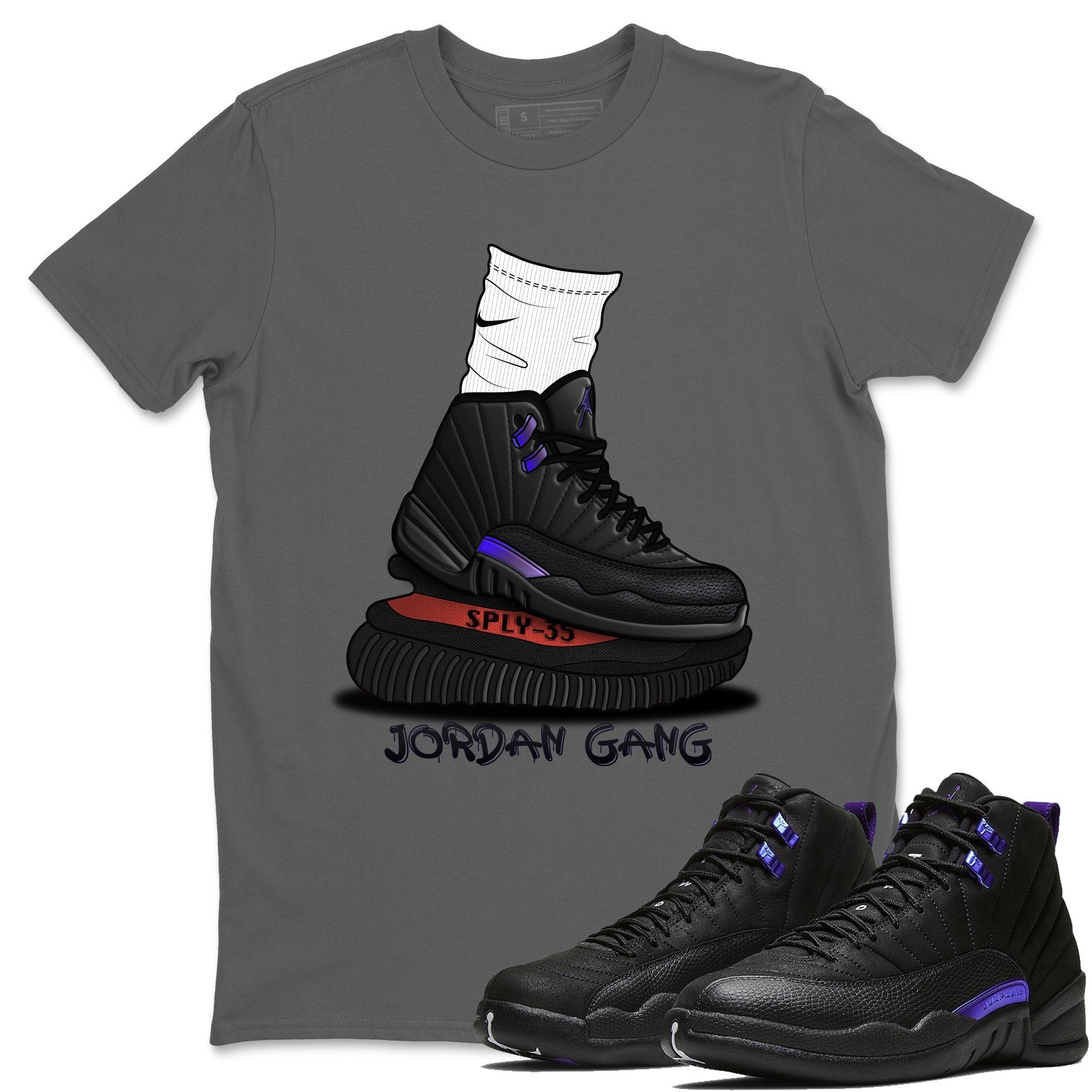 Air Jordan Gang Unisex Tops - Air Jordan 12 Dark Concord