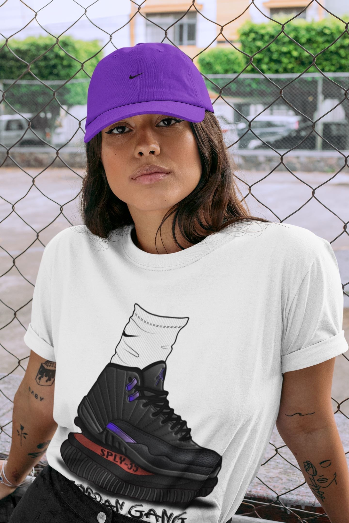 Air Jordan Gang Unisex Tops - Air Jordan 12 Dark Concord