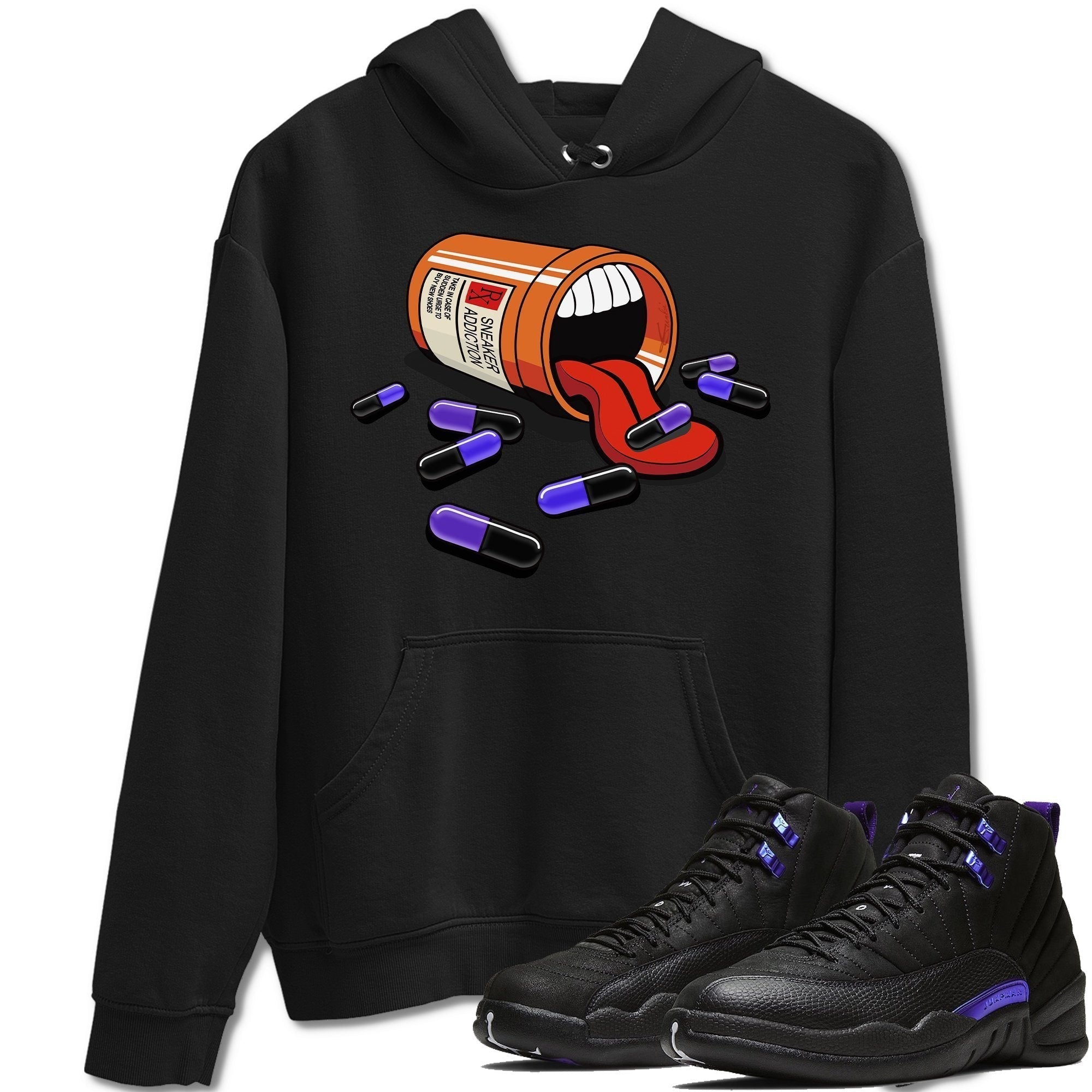 snkmatch Addiction Unisex Tops - Air Jordan 12 Dark Concord