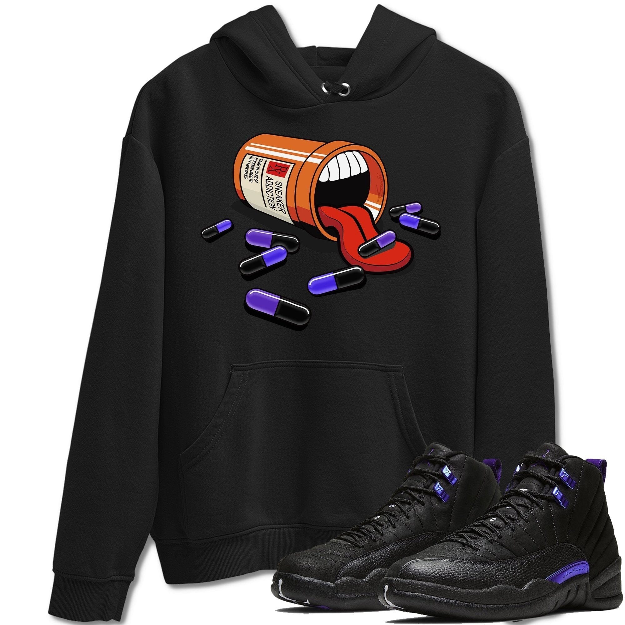snkmatch Addiction Unisex Tops - Air Jordan 12 Dark Concord
