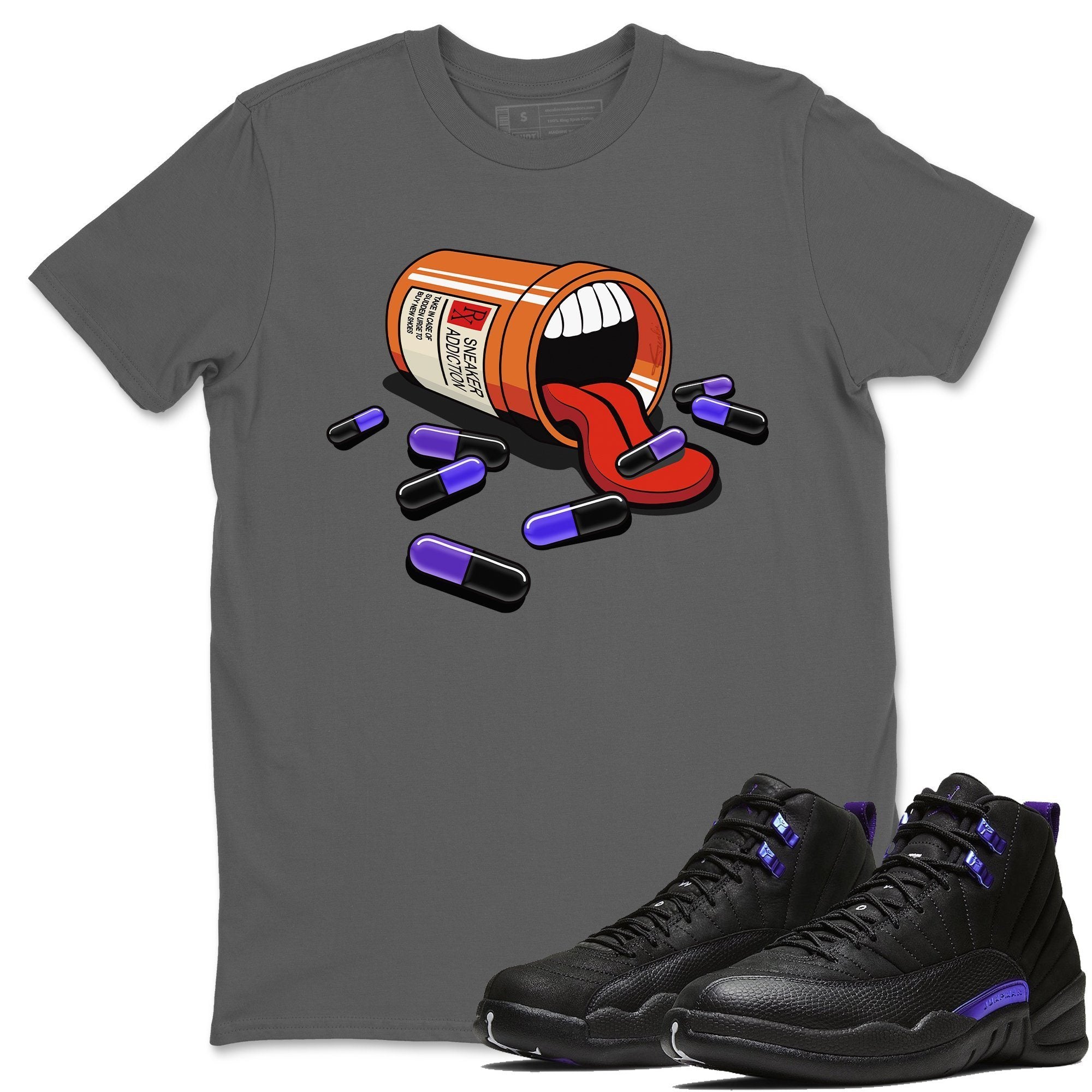 snkmatch Addiction Unisex Tops - Air Jordan 12 Dark Concord