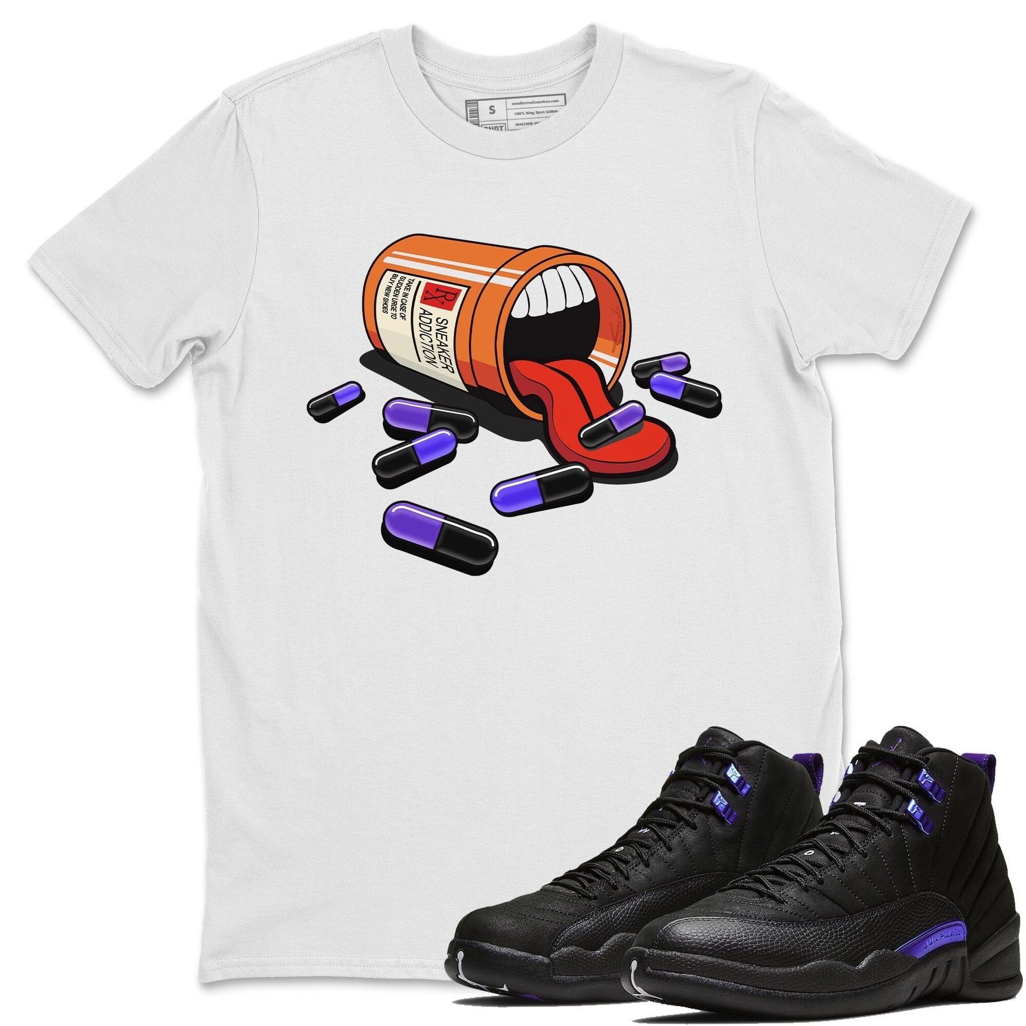 snkmatch Addiction Unisex Tops - Air Jordan 12 Dark Concord