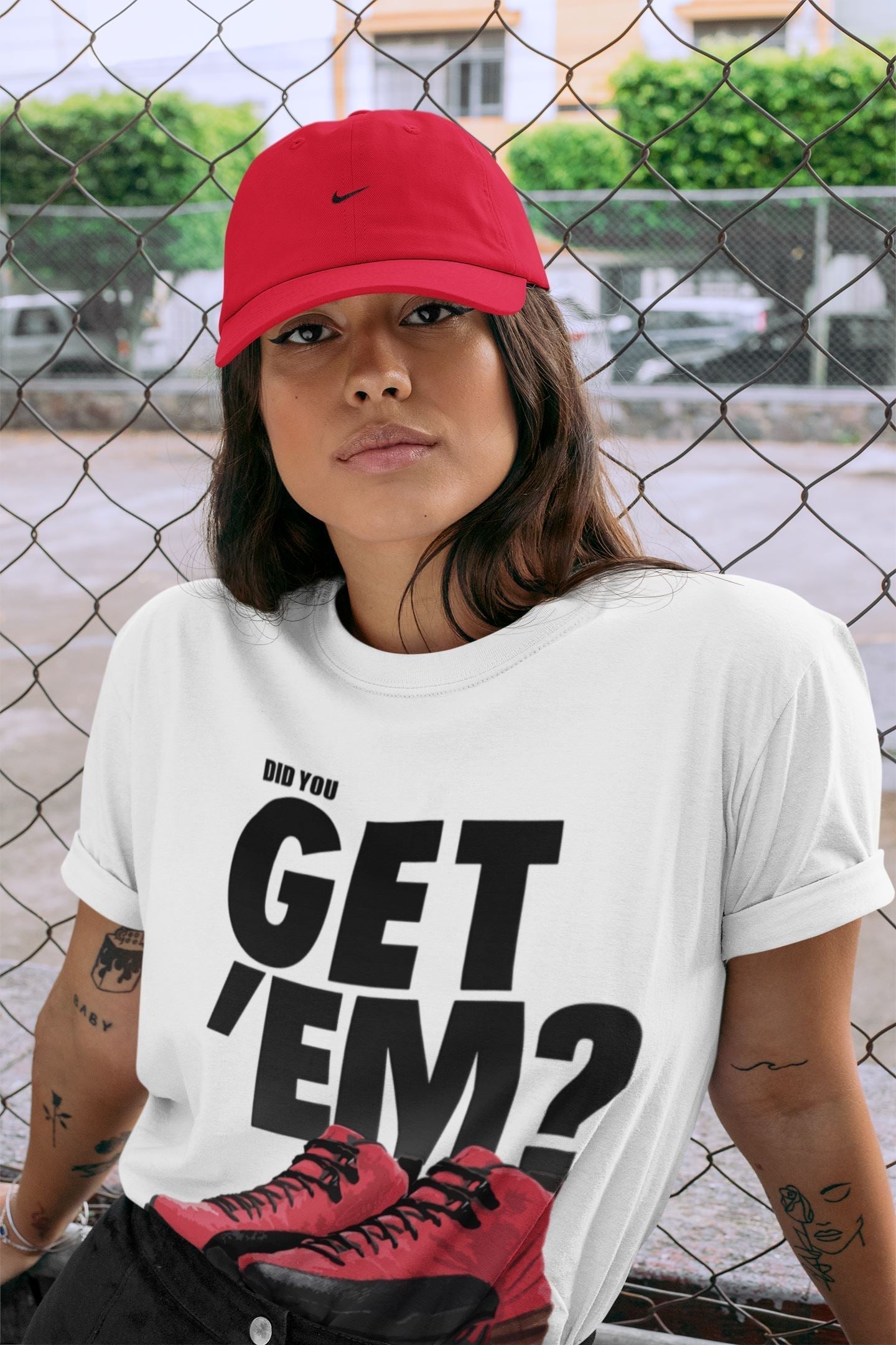 Did You Get 'Em Unisex Tops - Air Jordan 12 Reverse Flu Game