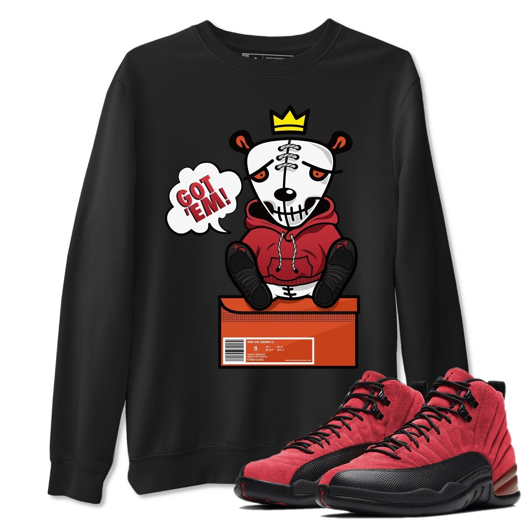 Got Em Unisex Tops - Air Jordan 12 Reverse Flu Game