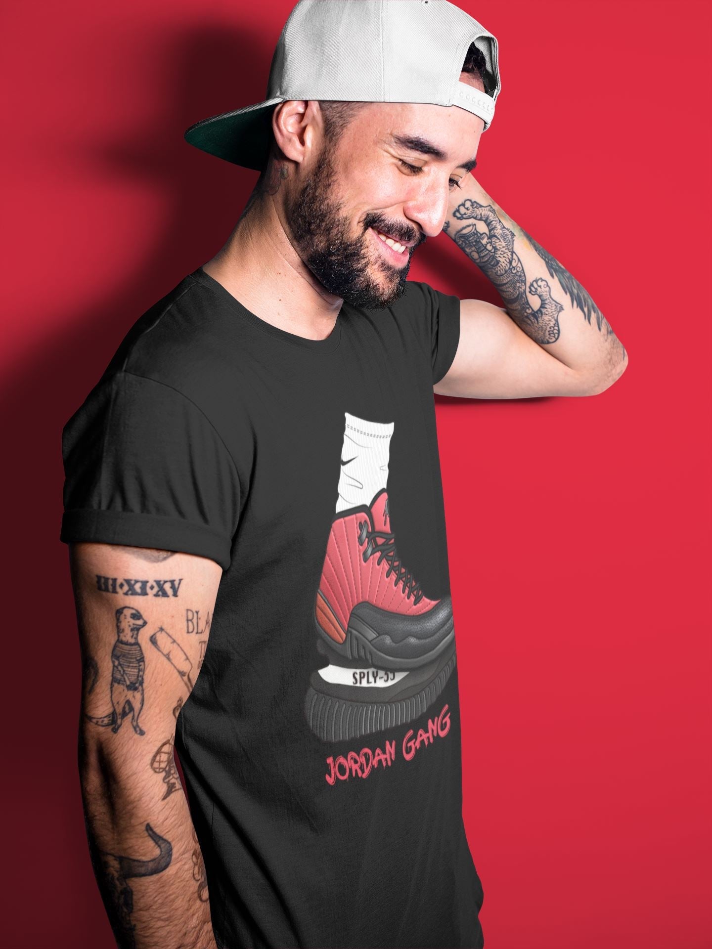 Air Jordan Gang Unisex Tops - Air Jordan 12 Reverse Flu Game