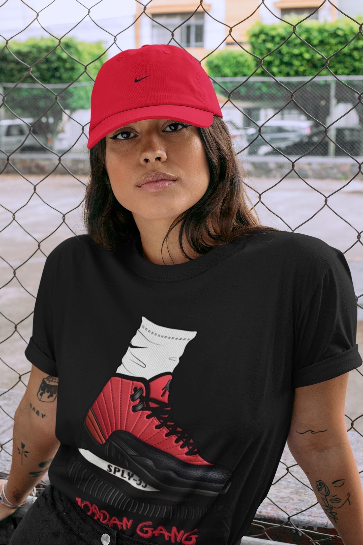 Air Jordan Gang Unisex Tops - Air Jordan 12 Reverse Flu Game