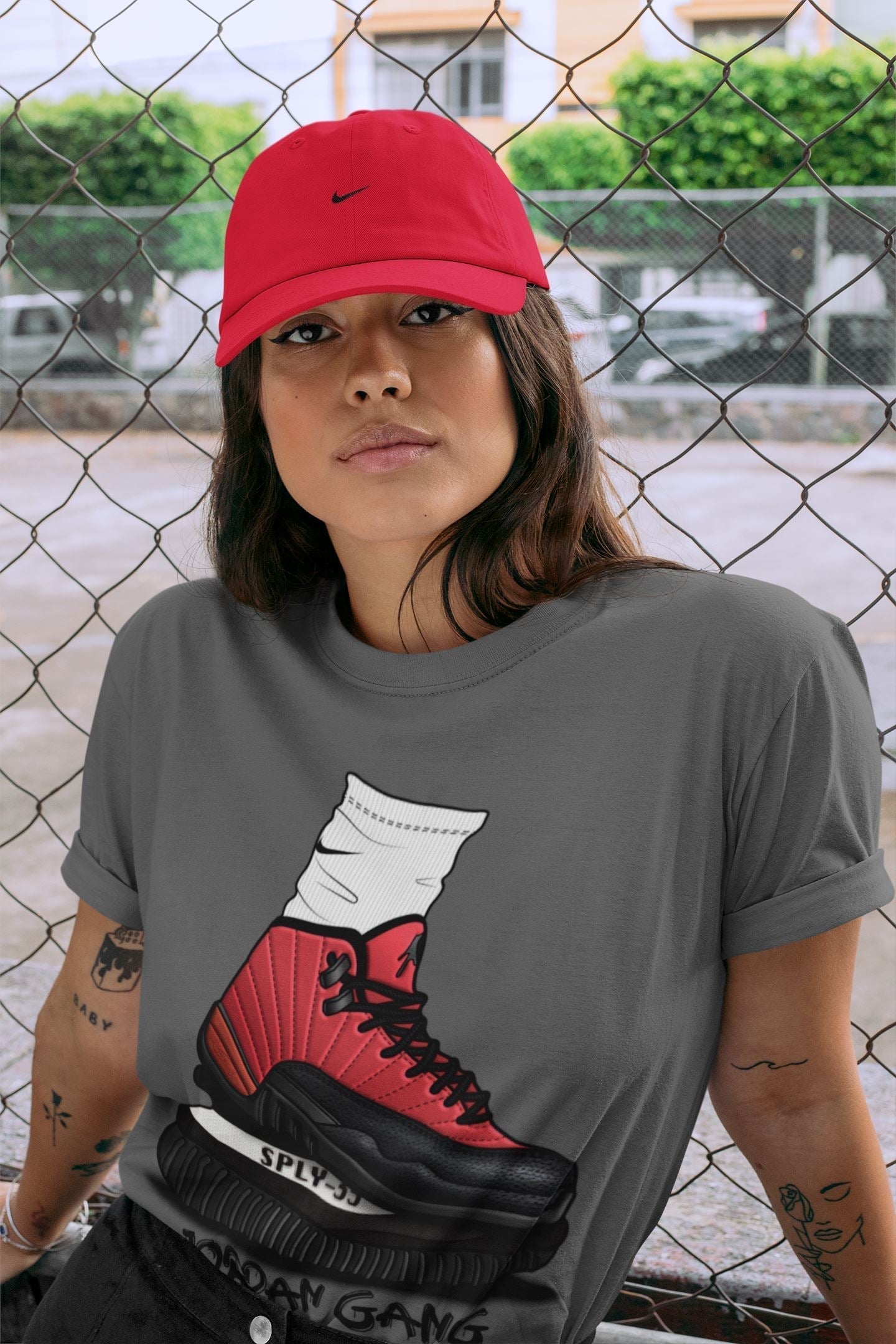 Air Jordan Gang Unisex Tops - Air Jordan 12 Reverse Flu Game