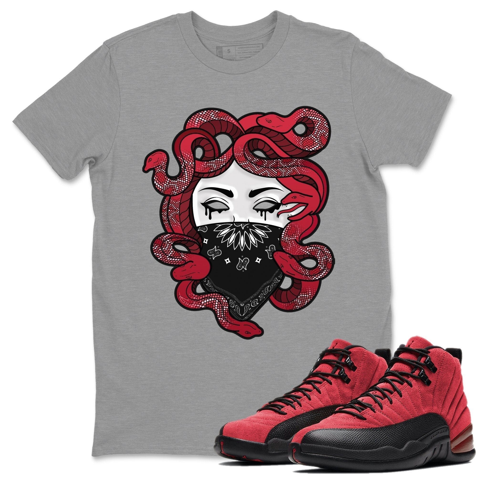 Medusa Unisex Tops - Air Jordan 12 Reverse Flu Game