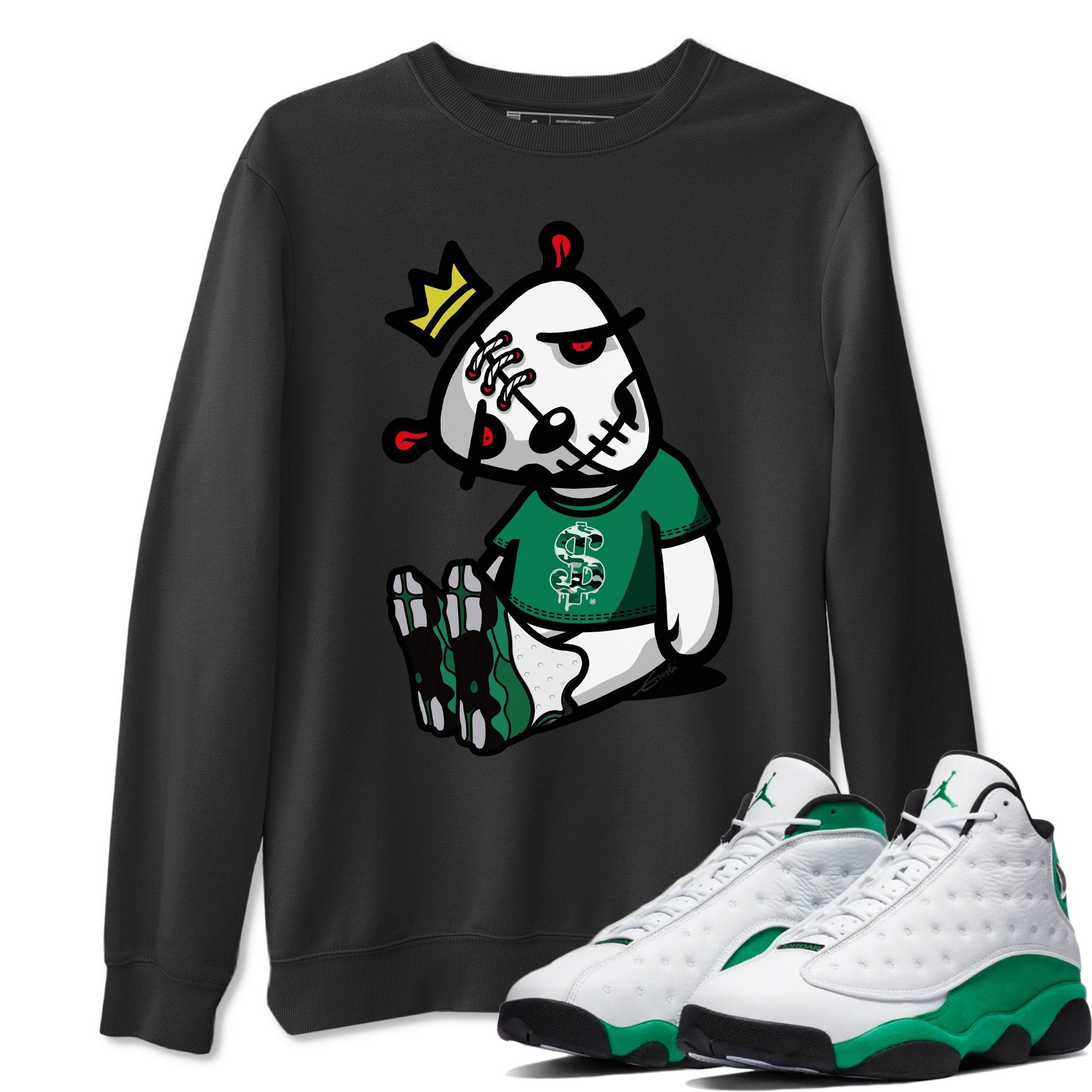 Dead Dolls Unisex Tops - Air Jordan 13 Lucky Green