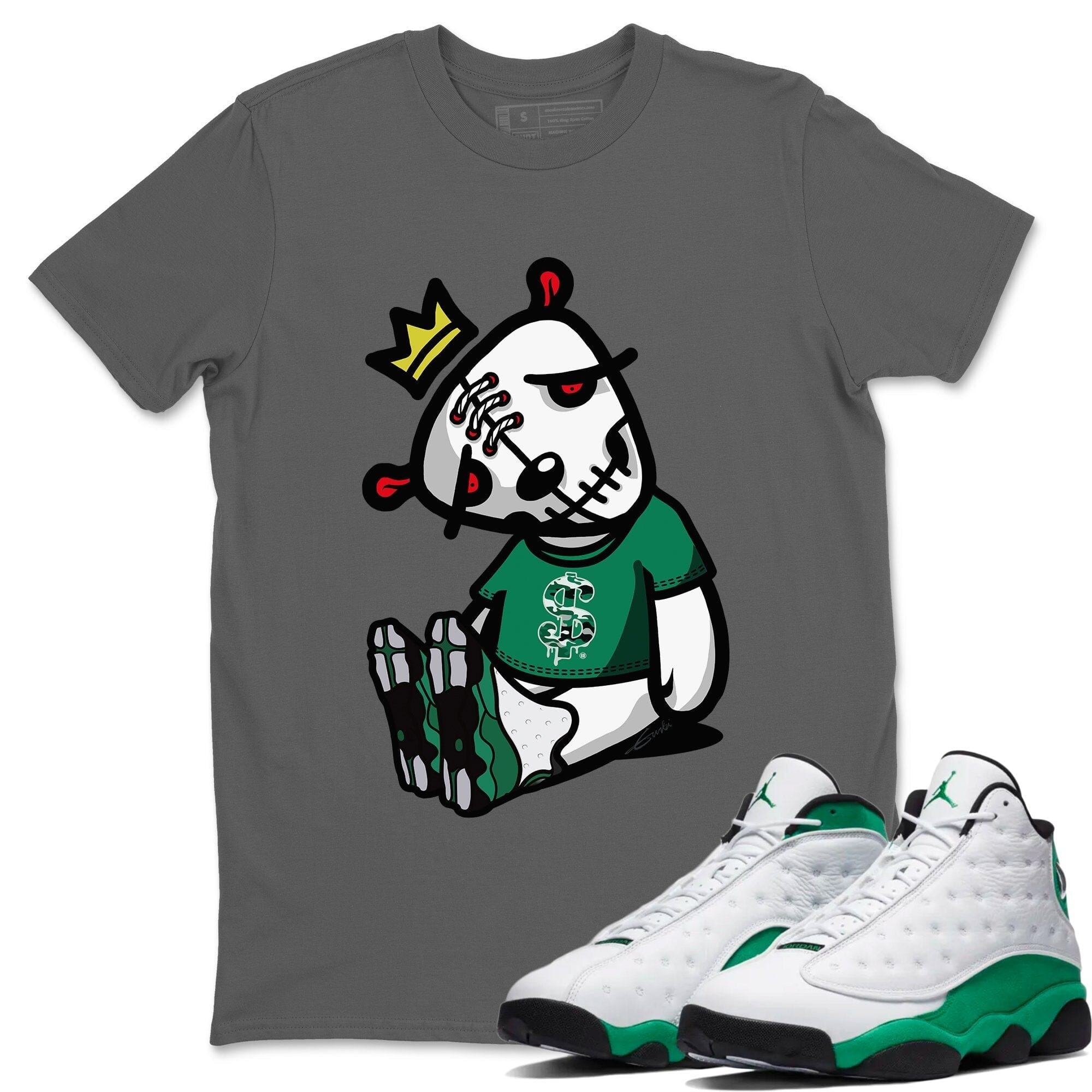 Dead Dolls Unisex Tops - Air Jordan 13 Lucky Green