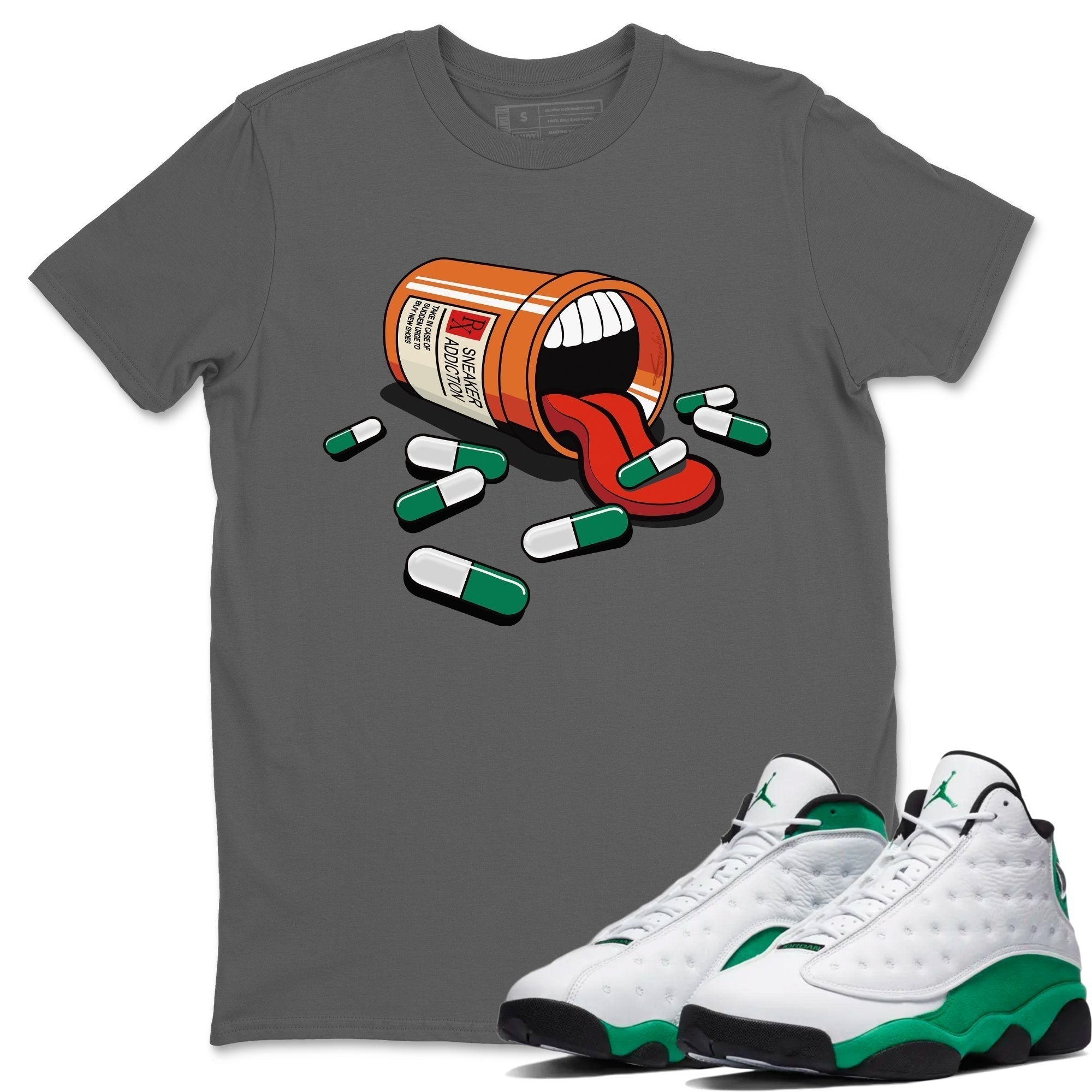 snkmatch Addiction Unisex Tops - Air Jordan 13 Lucky Green