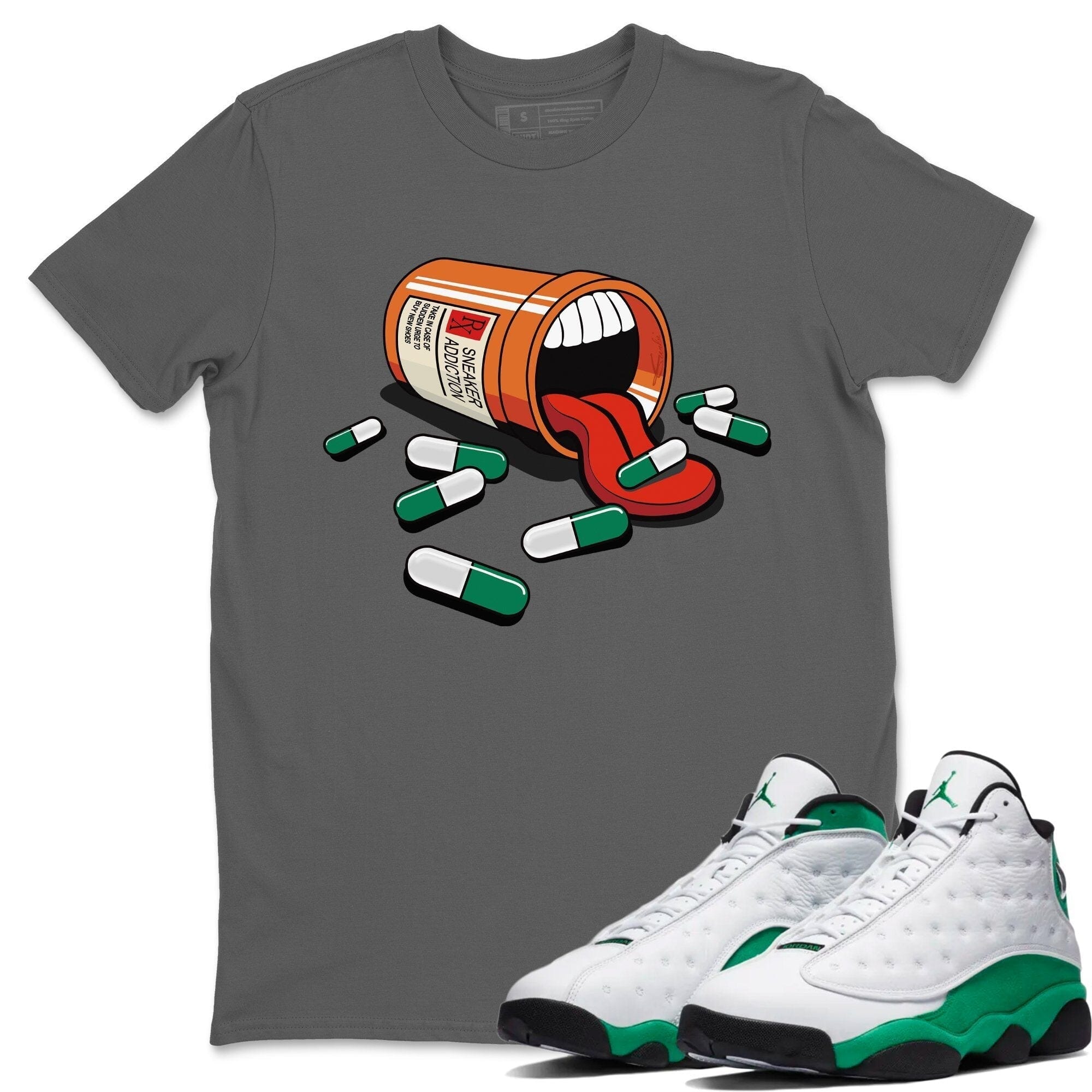 snkmatch Addiction Unisex Tops - Air Jordan 13 Lucky Green
