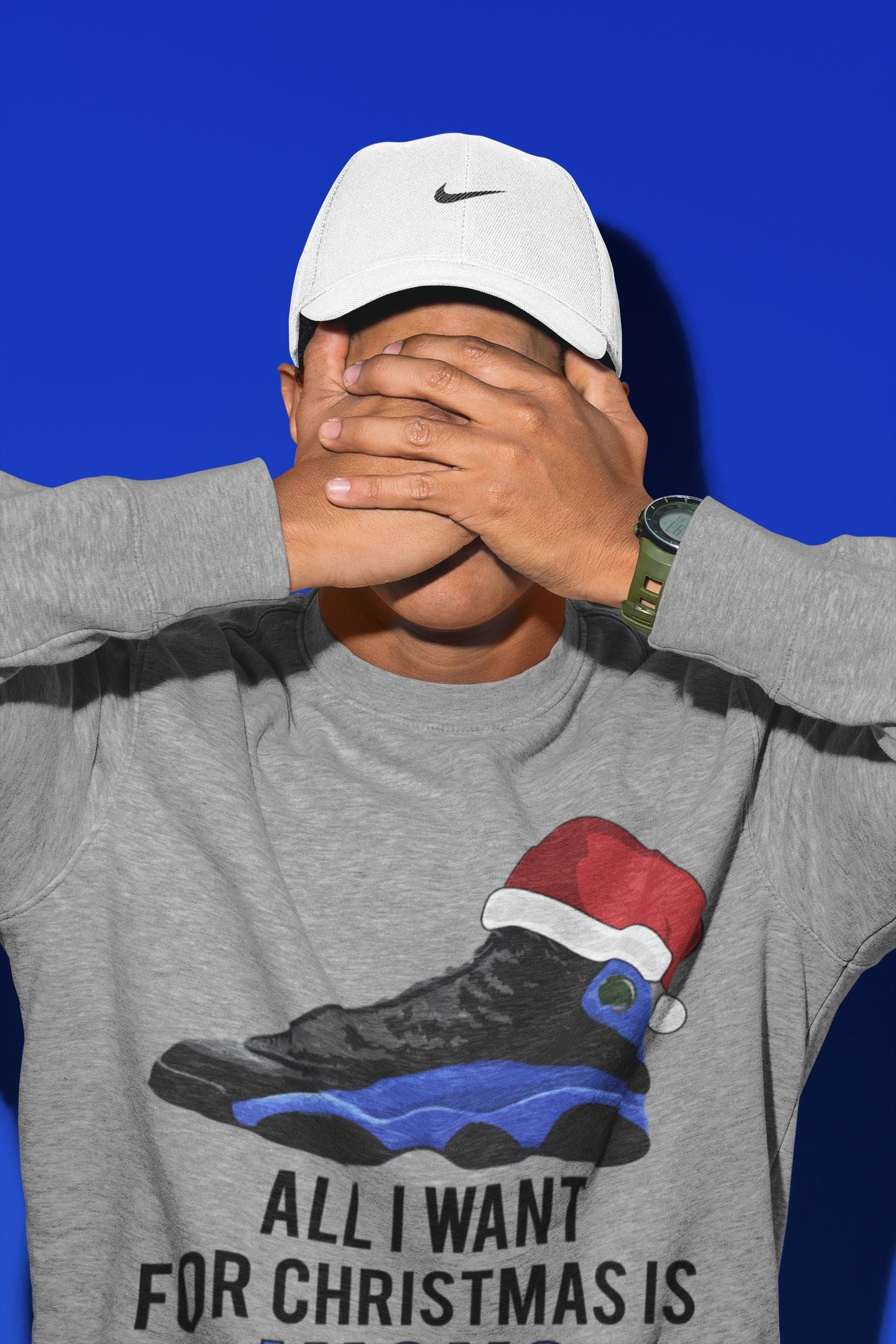 All i Want For Christmas is Kicks Unisex Tops - Air Jordan 13 Hyper Royal