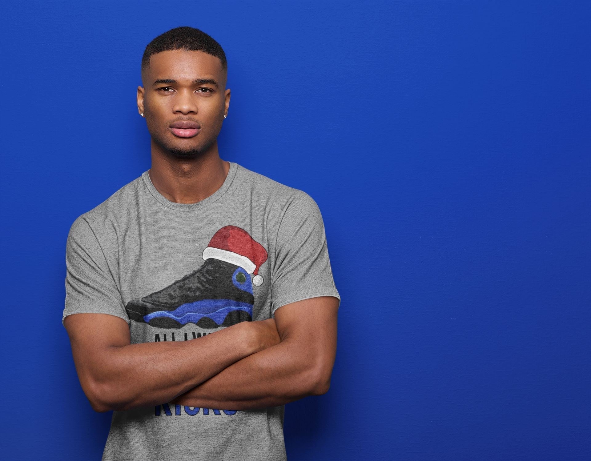All i Want For Christmas is Kicks Unisex Tops - Air Jordan 13 Hyper Royal
