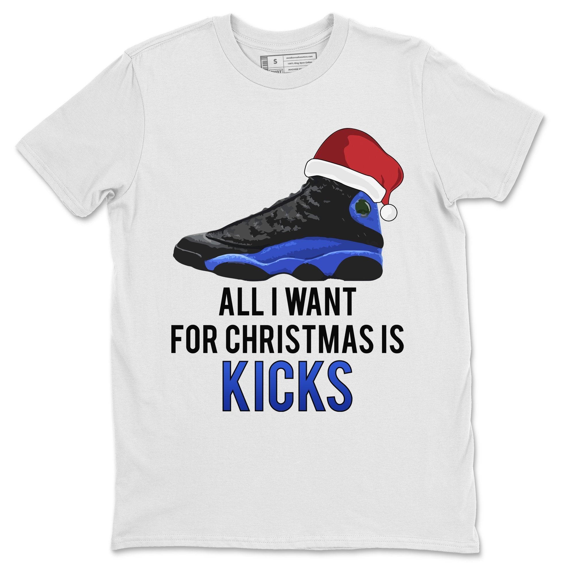 All i Want For Christmas is Kicks Unisex Tops - Air Jordan 13 Hyper Royal
