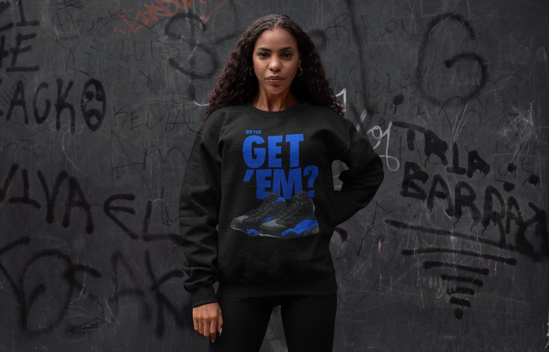 Did You Get 'Em Unisex Tops - Air Jordan 13 Hyper Royal