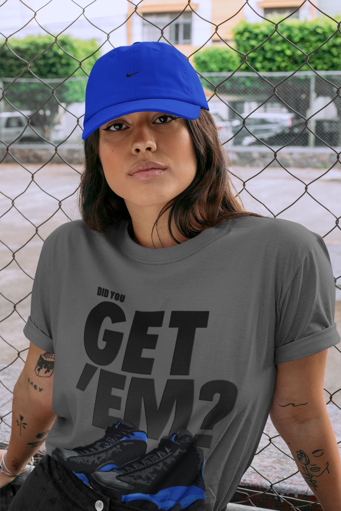 Did You Get 'Em Unisex Tops - Air Jordan 13 Hyper Royal