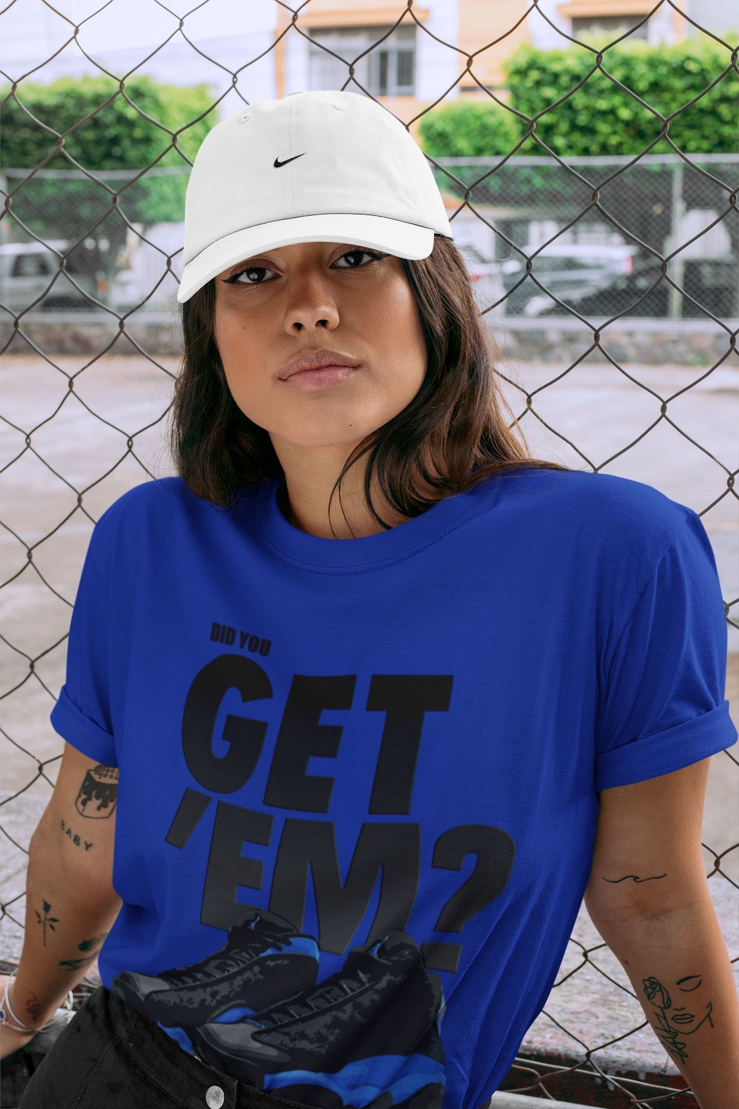 Did You Get 'Em Unisex Tops - Air Jordan 13 Hyper Royal