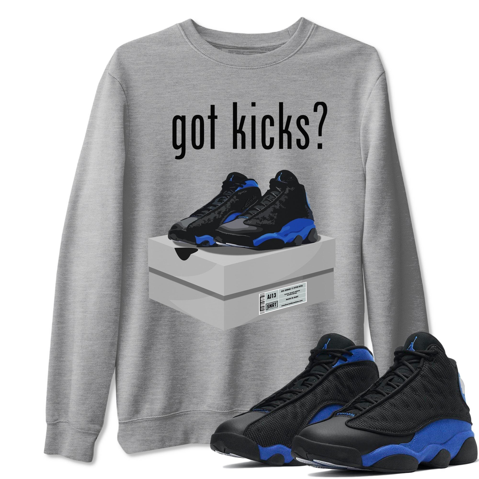 Got Kicks Unisex Tops - Air Jordan 13 Hyper Royal