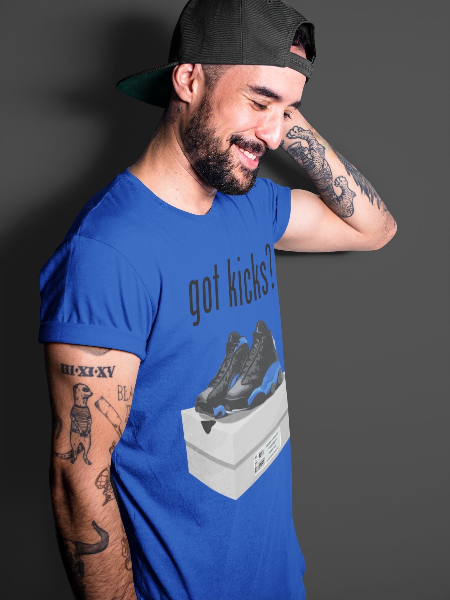 Got Kicks Unisex Tops - Air Jordan 13 Hyper Royal